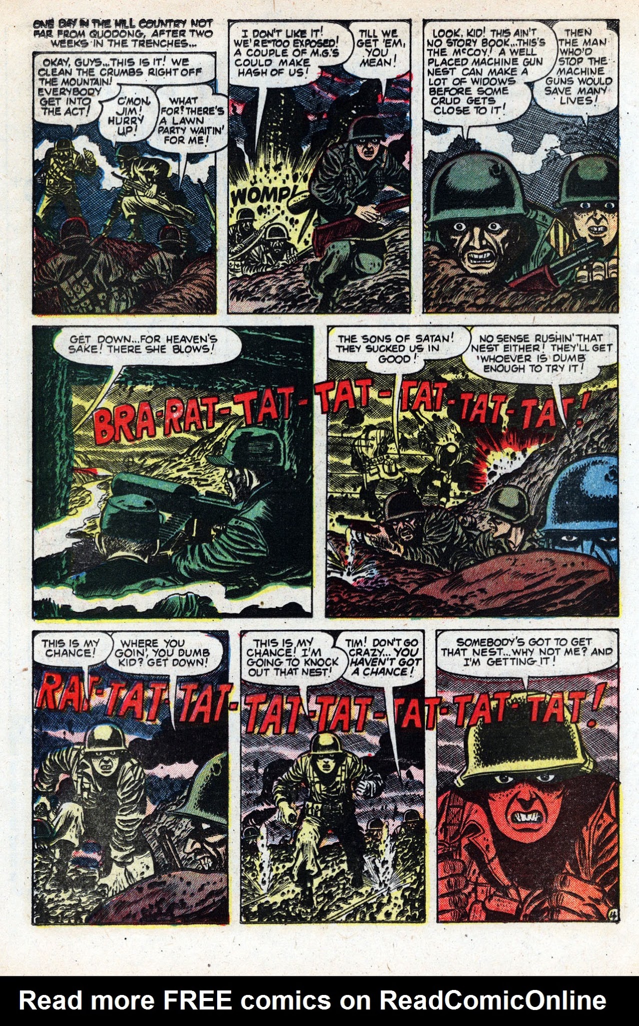 Read online War Comics comic -  Issue #12 - 16