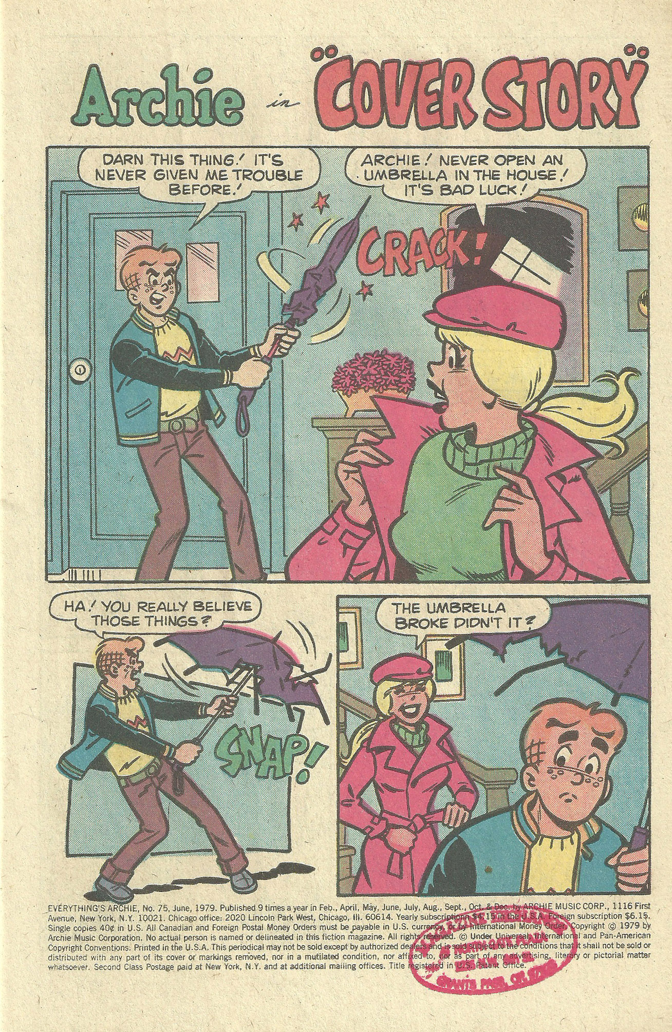 Read online Everything's Archie comic -  Issue #75 - 3