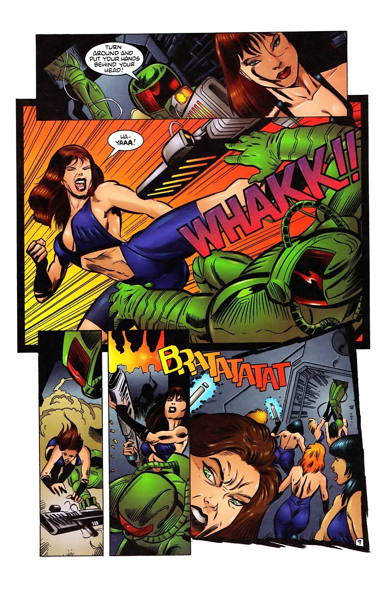 Read online Caged Heat 3000 comic -  Issue #3 - 10