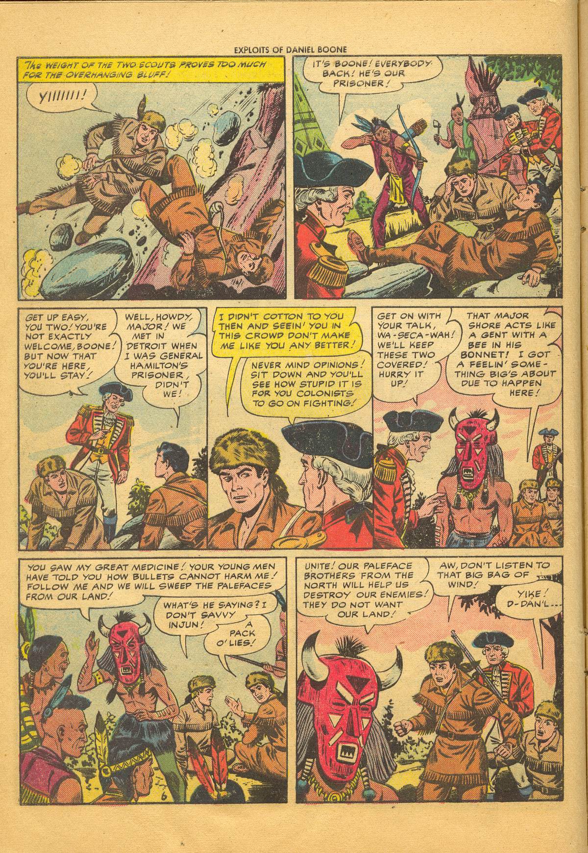 Read online Exploits of Daniel Boone comic -  Issue #4 - 8
