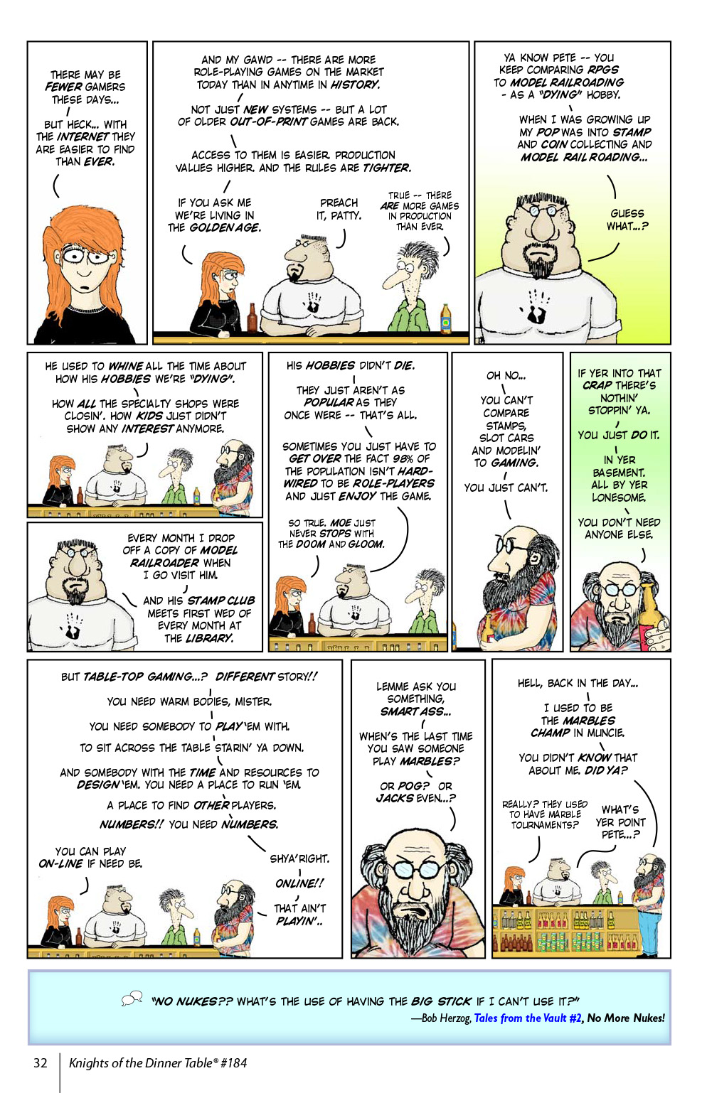 Read online Knights of the Dinner Table comic -  Issue #184 - 34