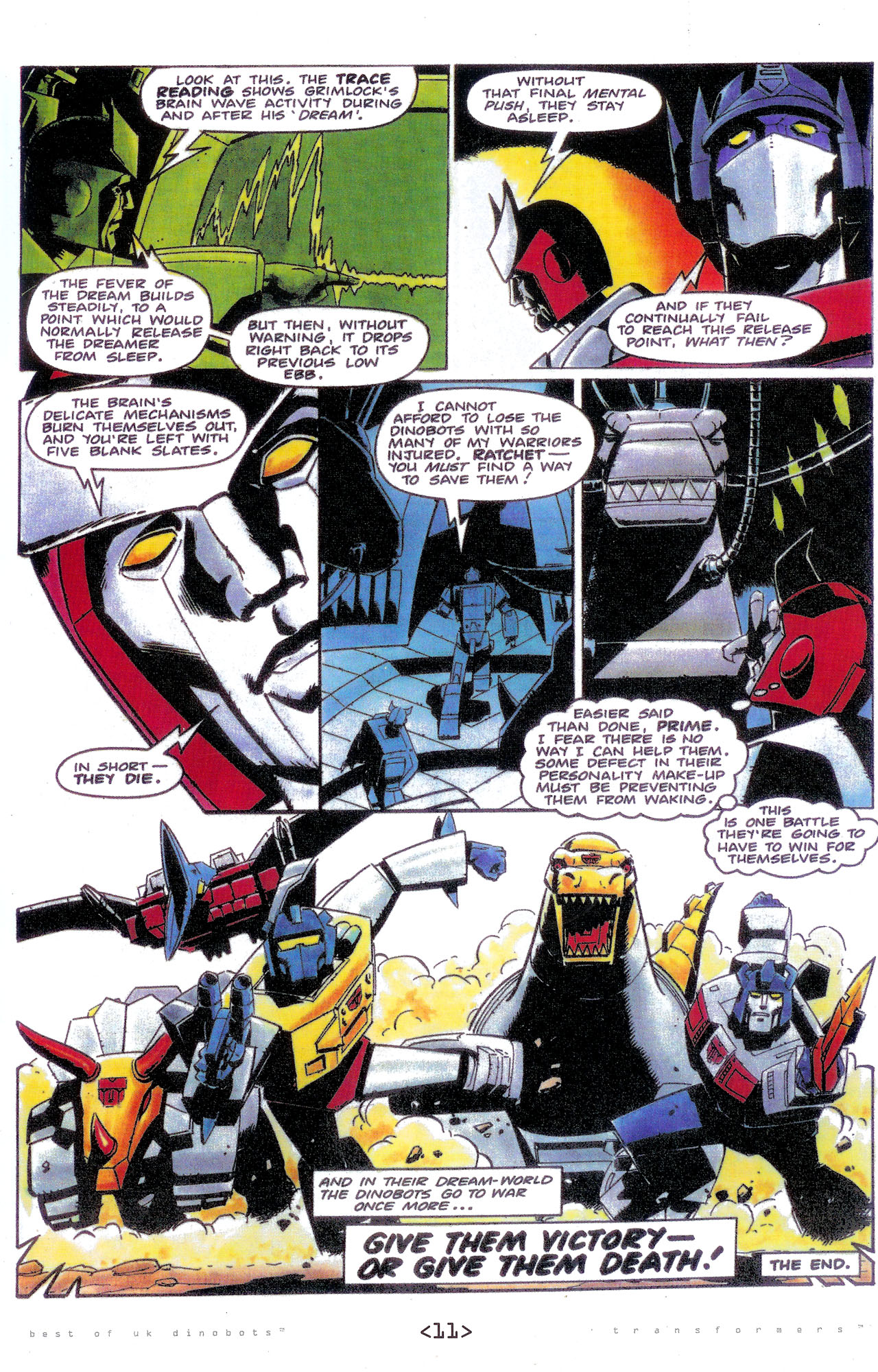 Read online The Transformers: Best of UK: Dinobots comic -  Issue #4 - 14