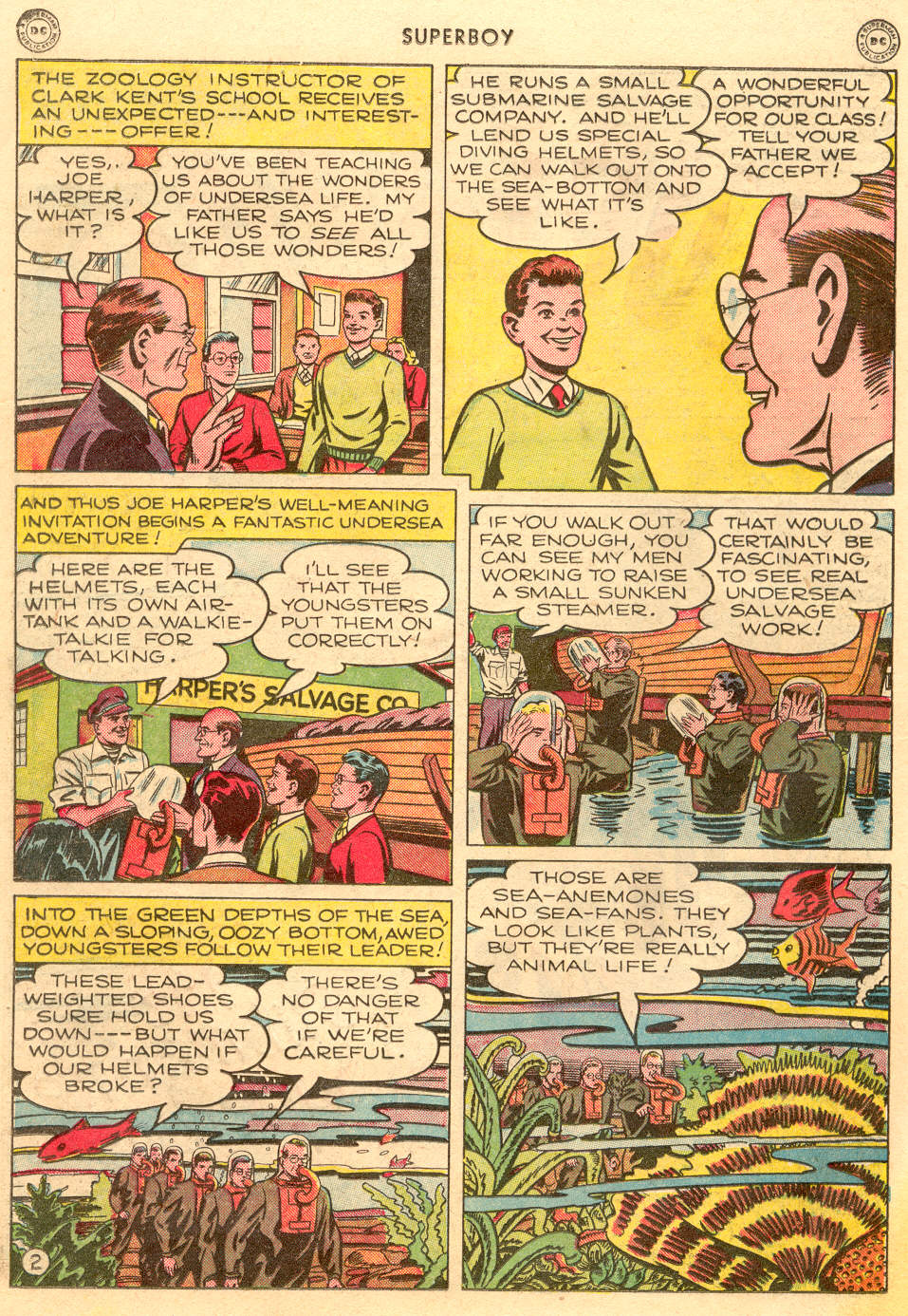 Read online Superboy (1949) comic -  Issue #4 - 32