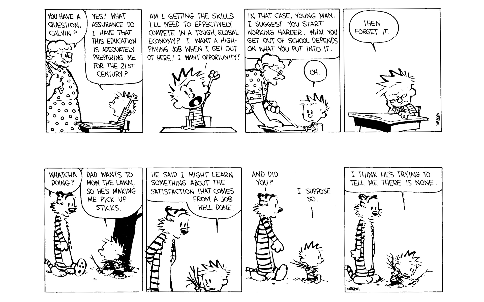 Read online Calvin and Hobbes comic -  Issue #8 - 49
