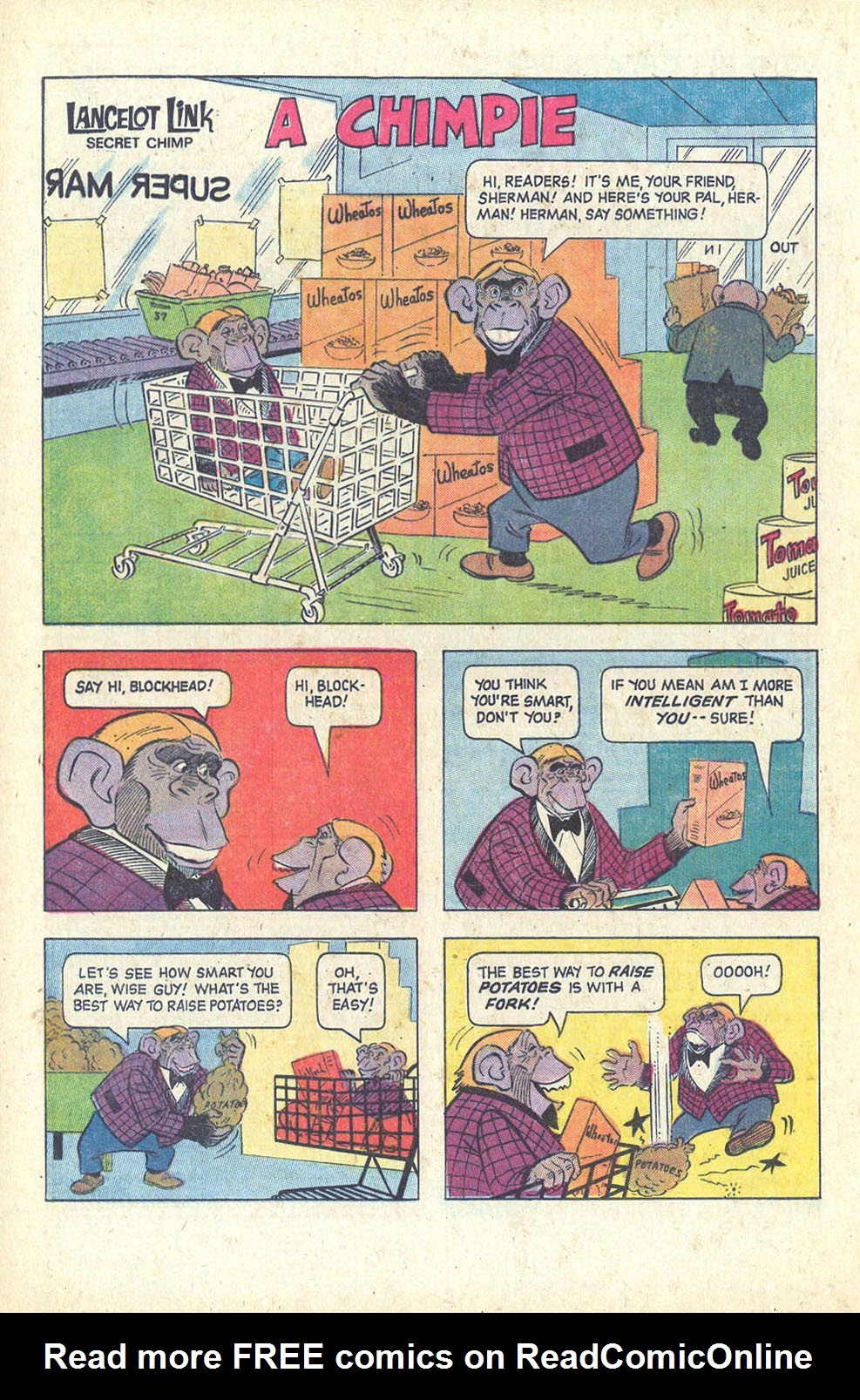 Read online Lancelot Link Secret Chimp comic -  Issue #3 - 19
