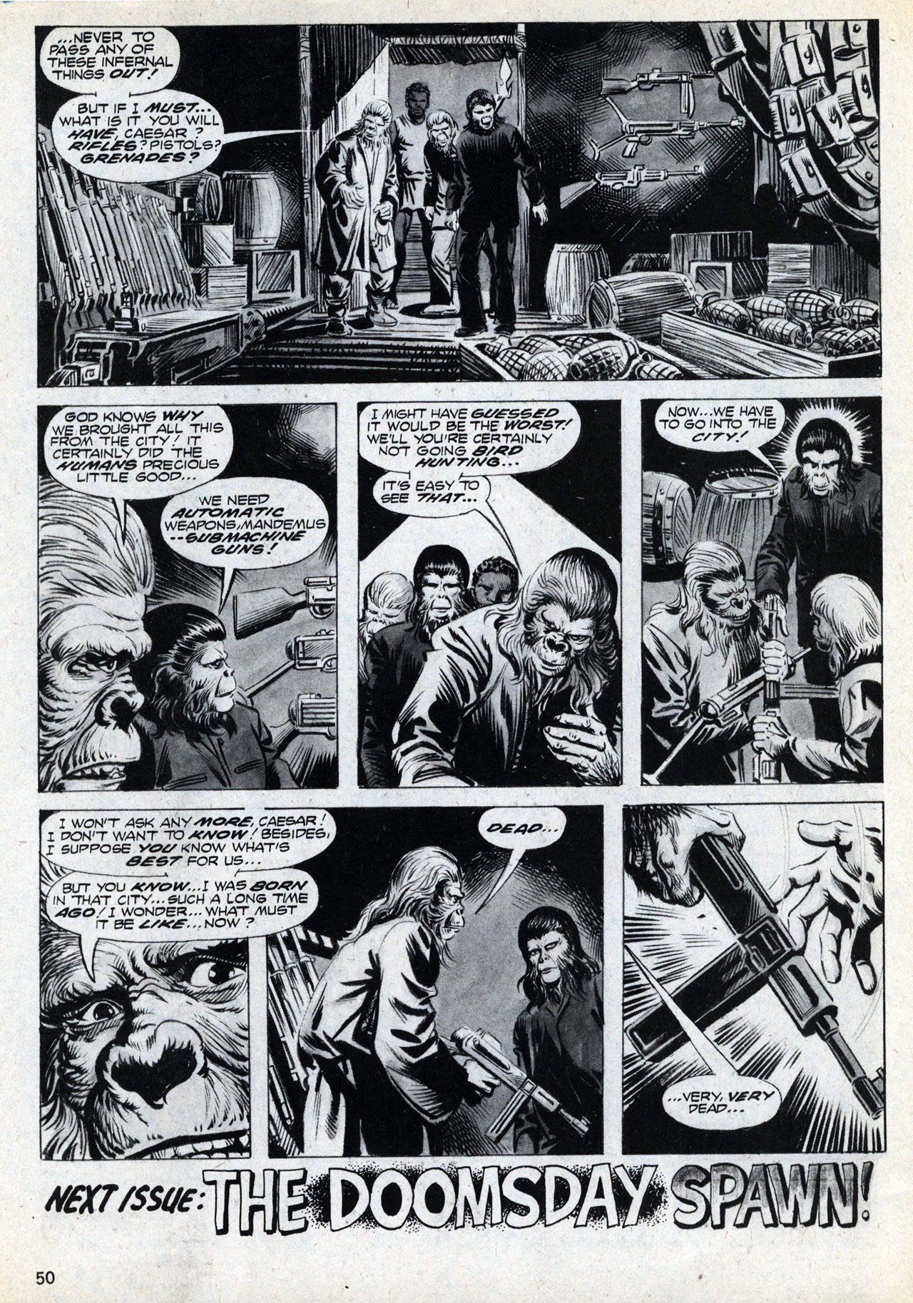 Read online Planet of the Apes comic -  Issue #23 - 50