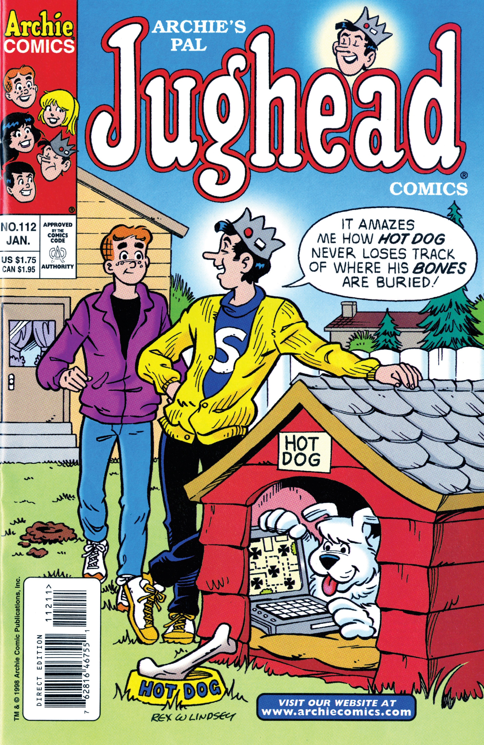 Read online Archie's Pal Jughead comic -  Issue #112 - 1