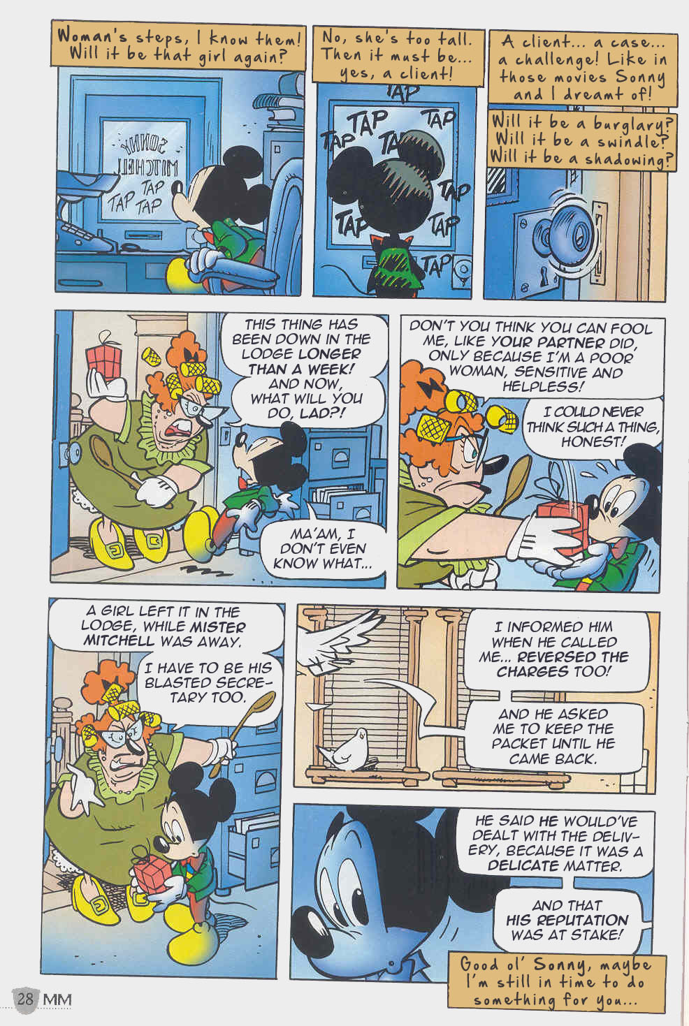 Read online Mickey Mouse Mystery Magazine comic -  Issue #0 - 28