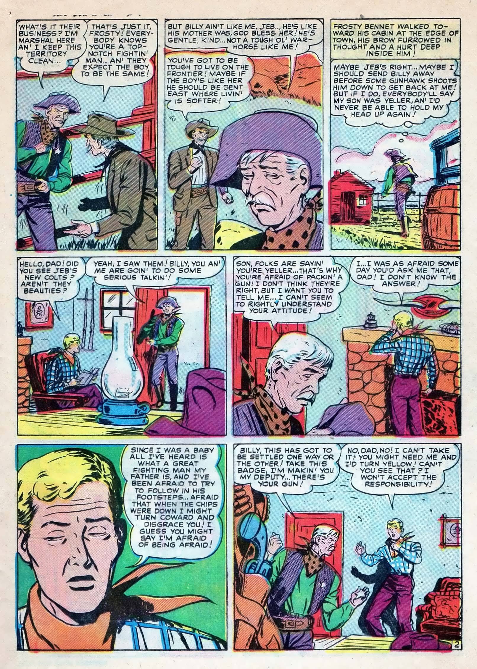 Read online Two Gun Western (1950) comic -  Issue #9 - 22