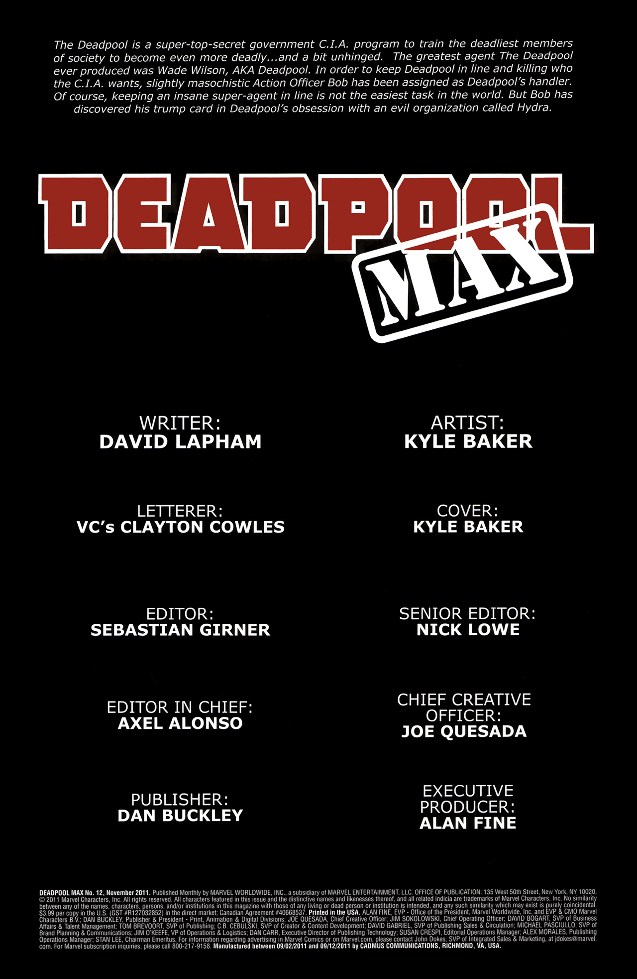 Read online Deadpool MAX comic -  Issue #12 - 2