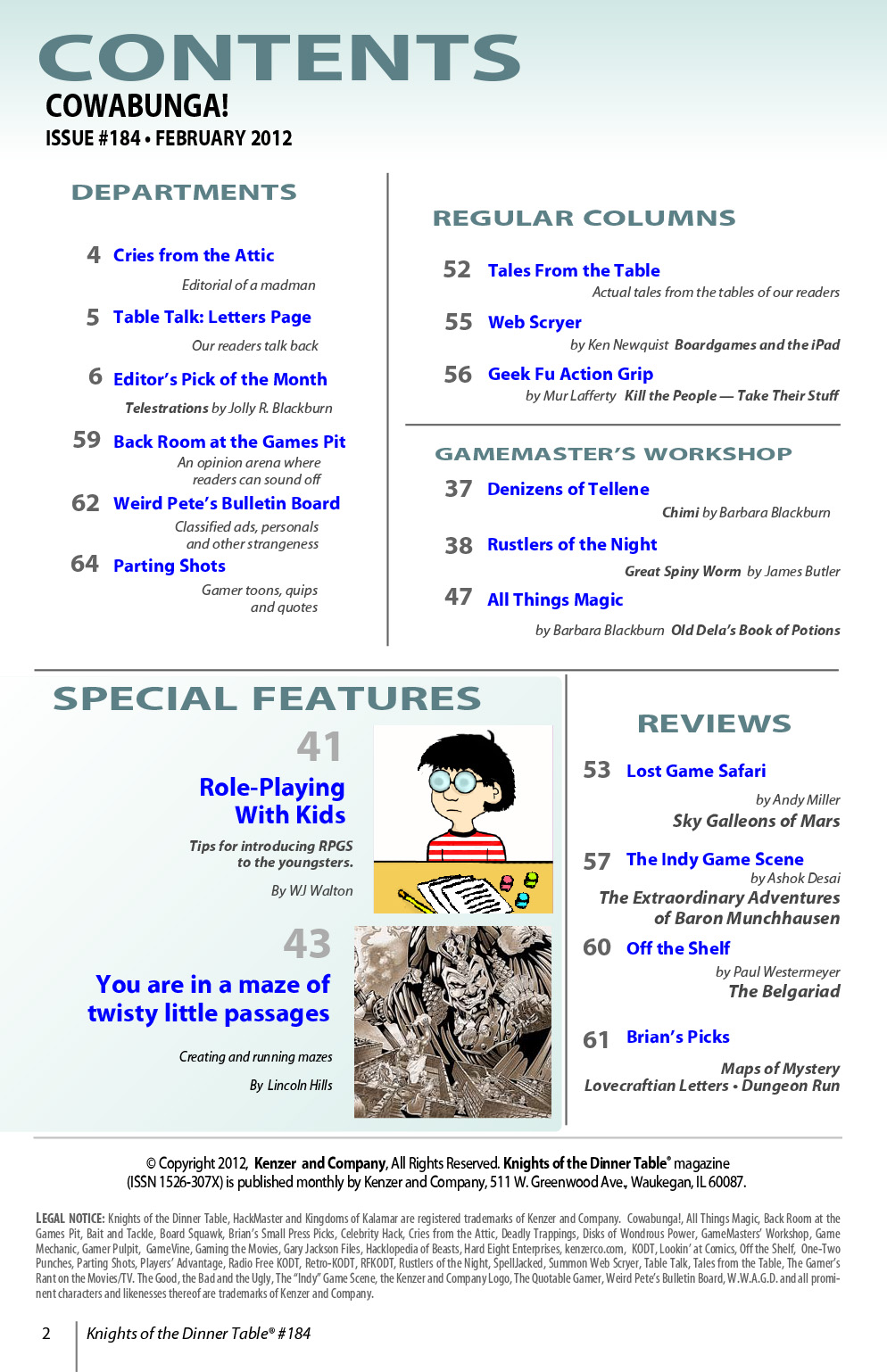 Read online Knights of the Dinner Table comic -  Issue #184 - 4