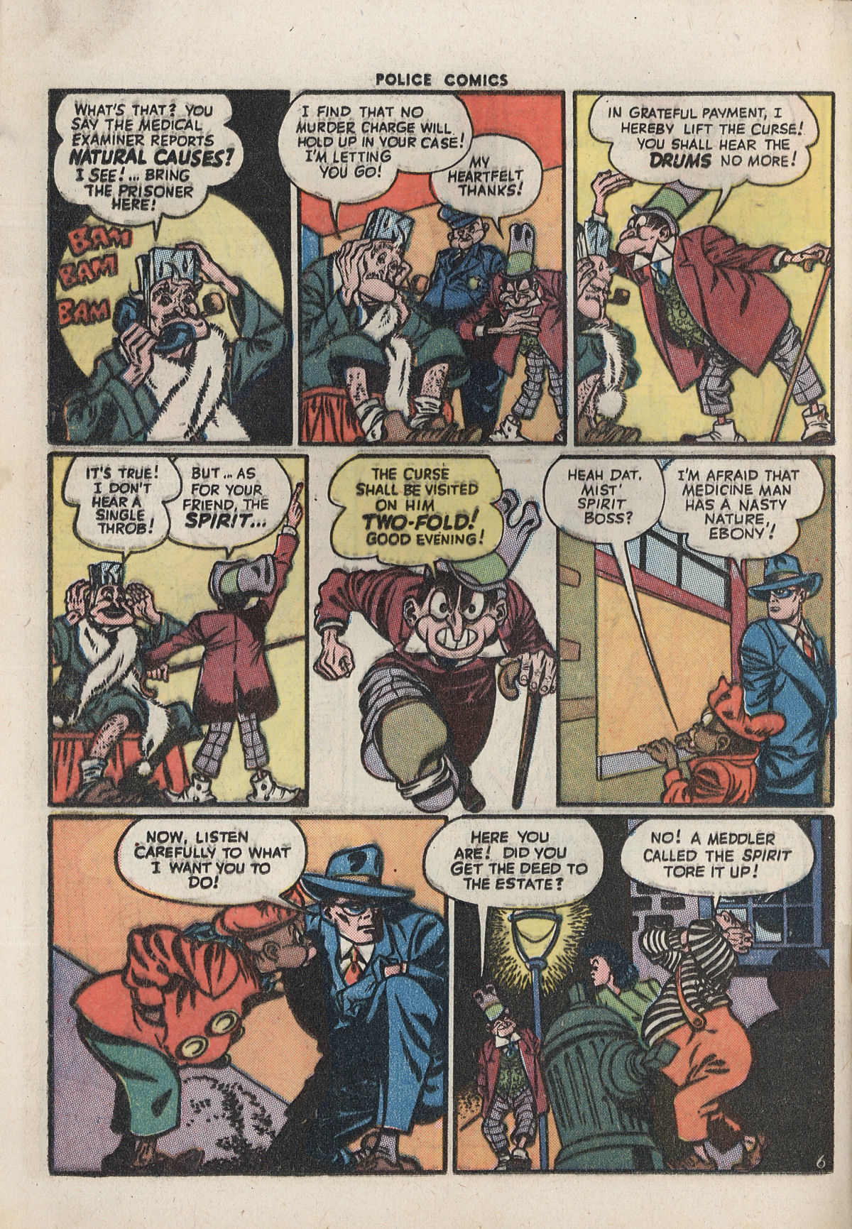 Read online Police Comics comic -  Issue #46 - 36