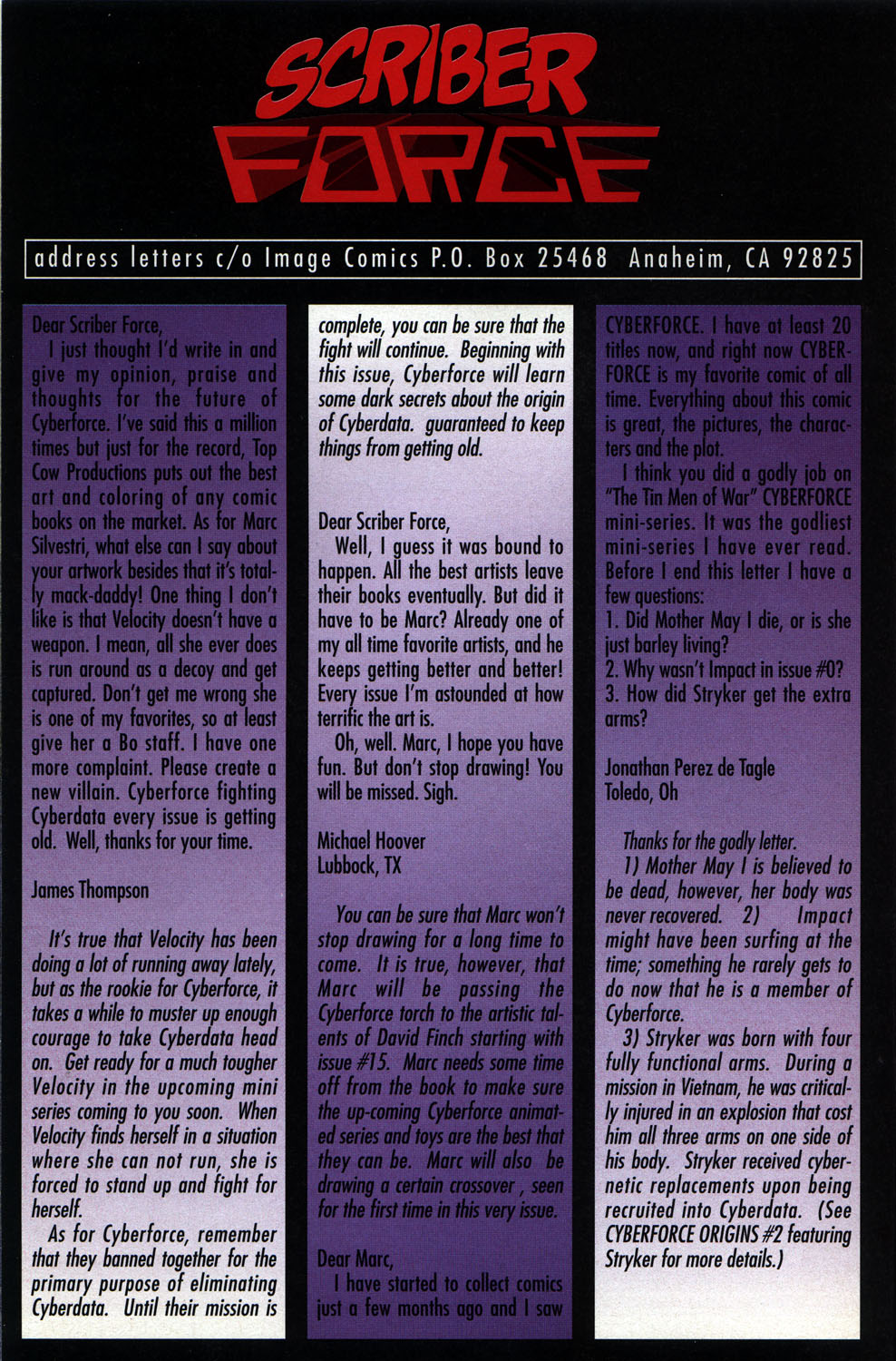 Read online Cyberforce (1993) comic -  Issue #12 - 25