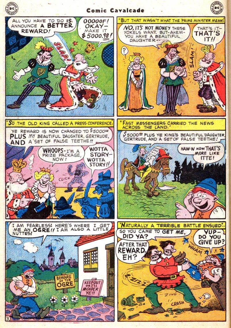 Read online Comic Cavalcade comic -  Issue #15 - 44