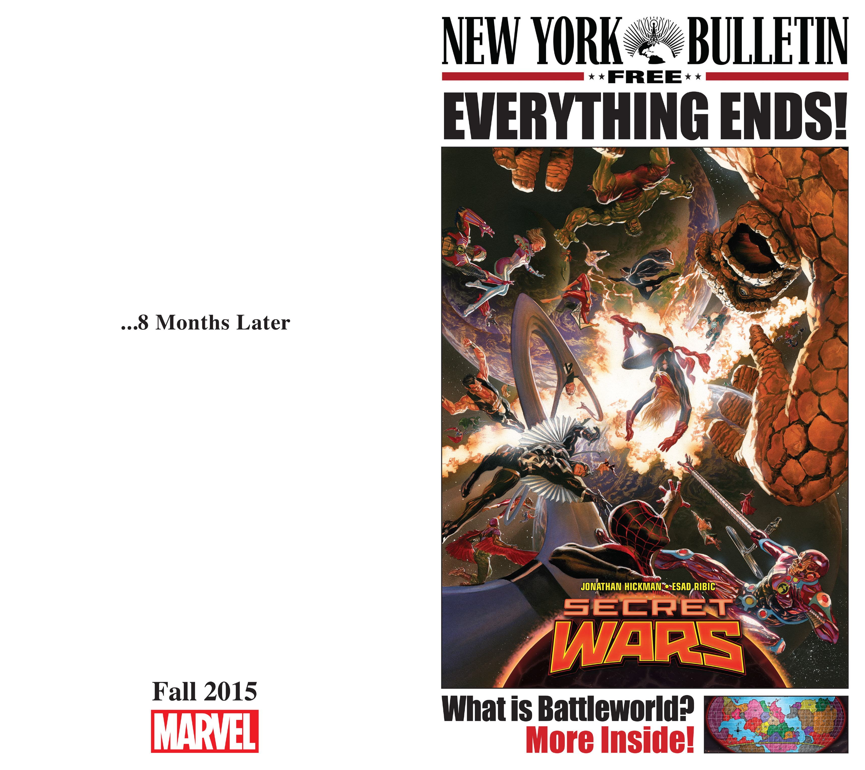 Read online Marvel's New York Bulletin Secret Wars Newspaper comic -  Issue # Full - 2