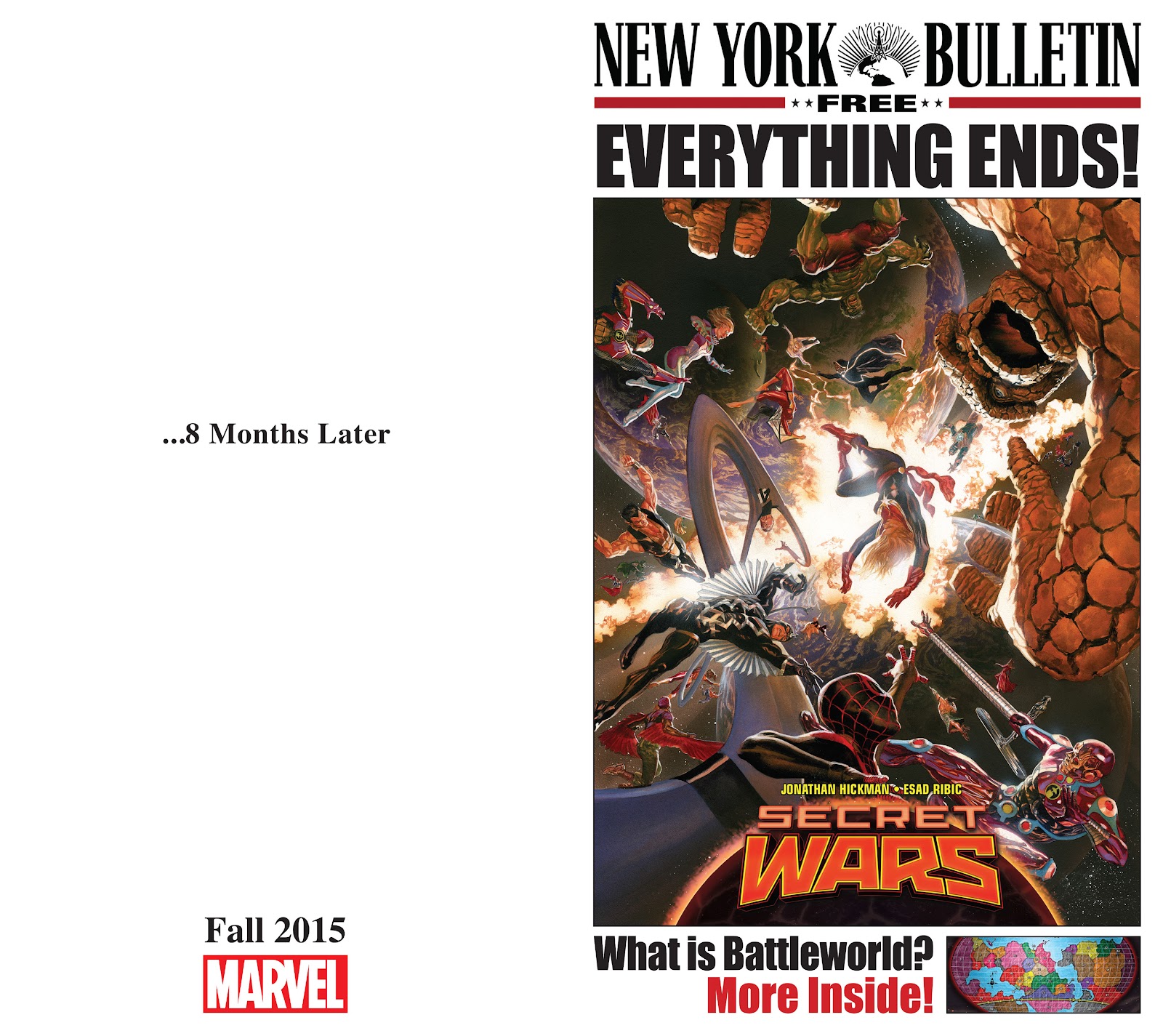 Marvel's New York Bulletin Secret Wars Newspaper issue Full - Page 2
