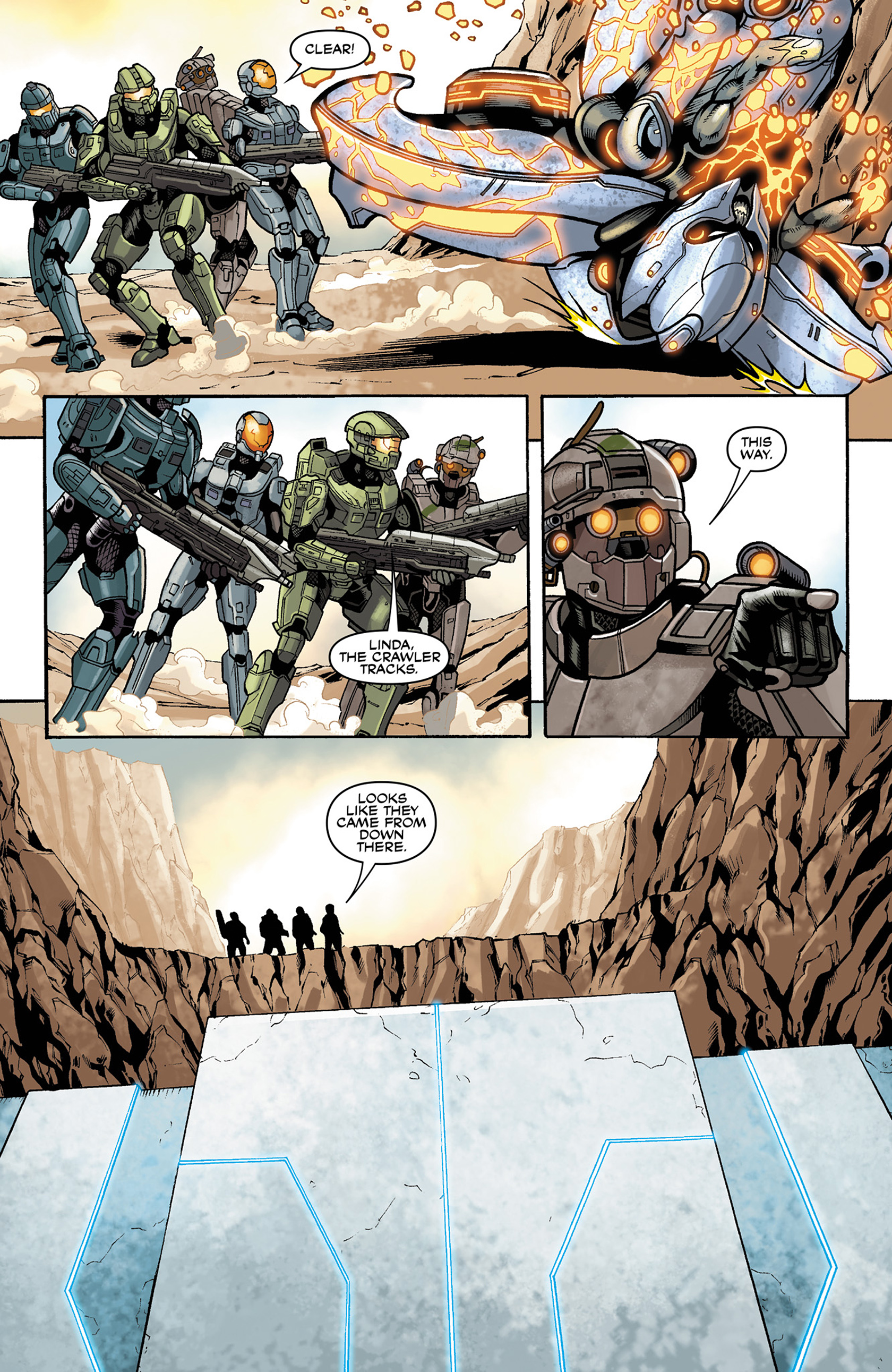 Read online Halo: Escalation comic -  Issue #8 - 18