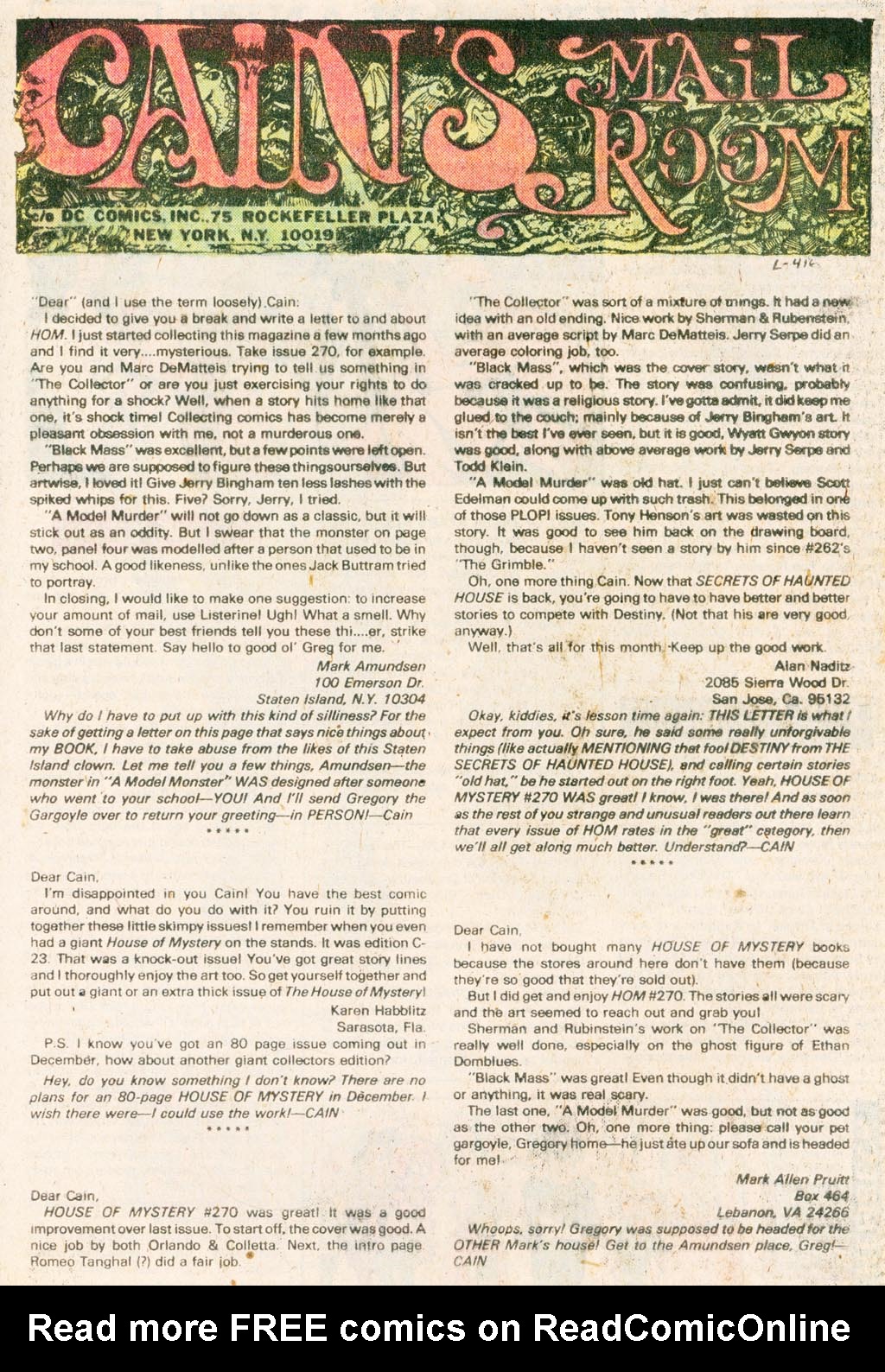 Read online House of Mystery (1951) comic -  Issue #277 - 20