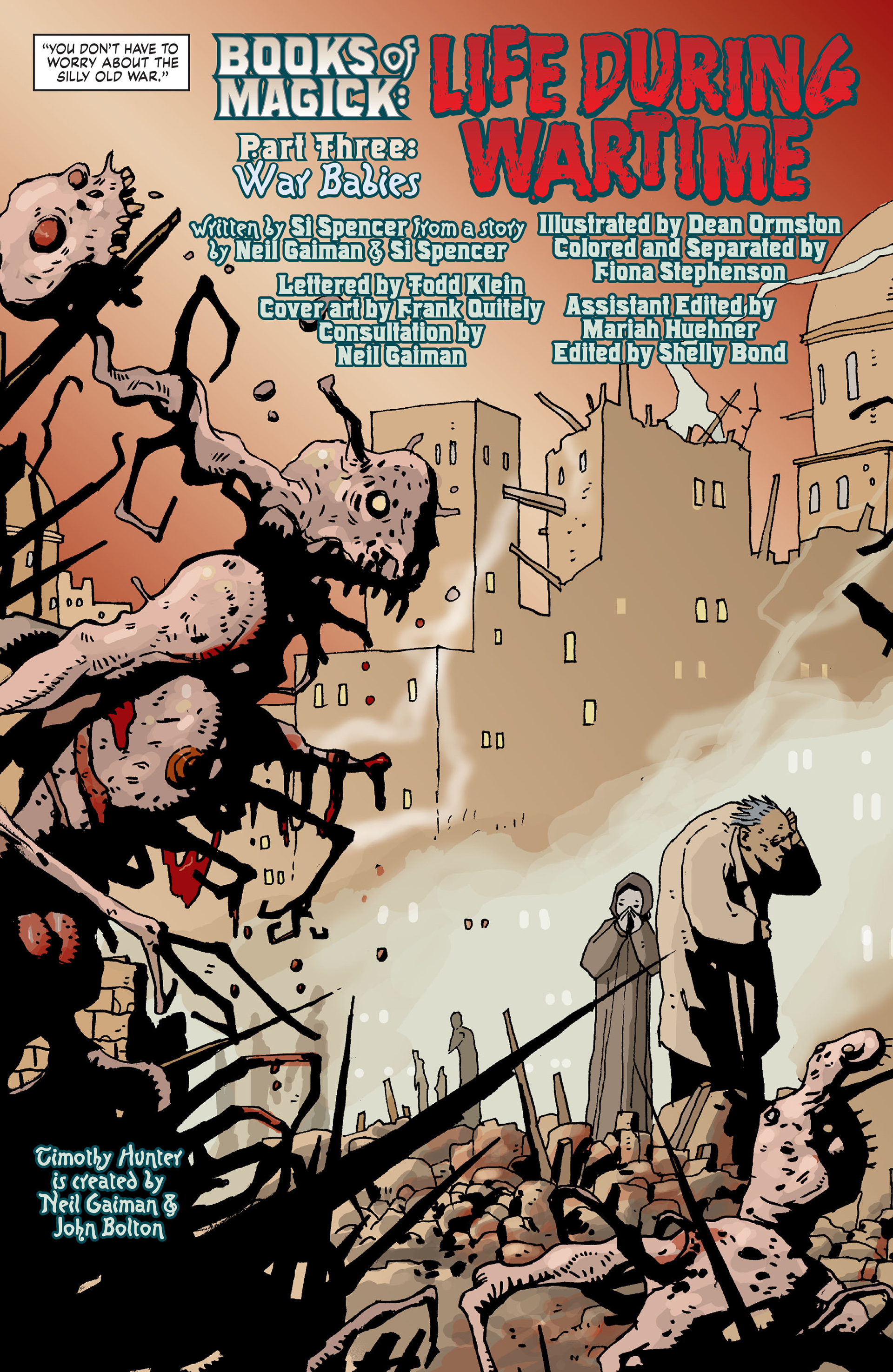 Read online Books of Magick: Life During Wartime comic -  Issue #3 - 5