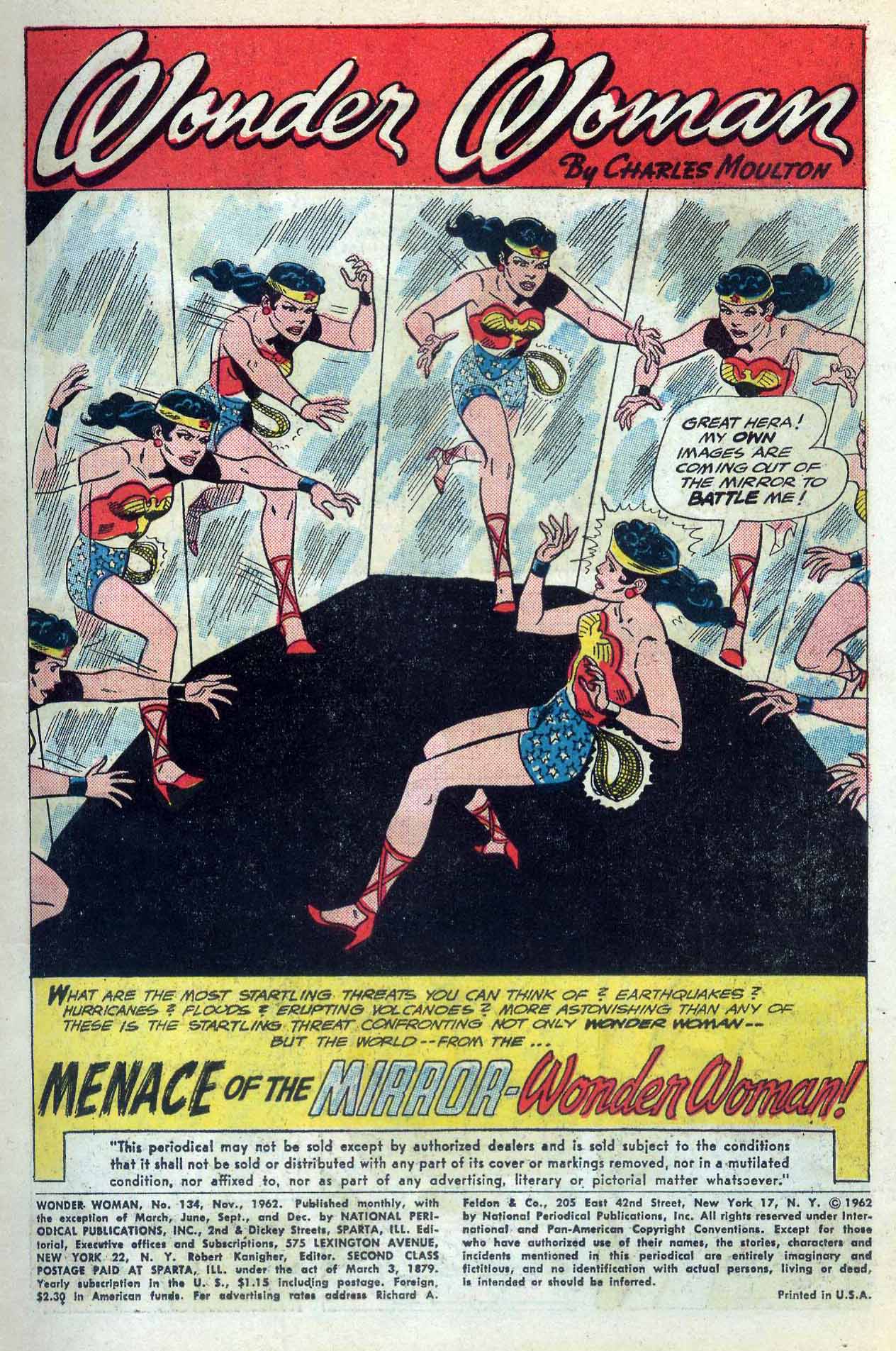 Read online Wonder Woman (1942) comic -  Issue #134 - 2