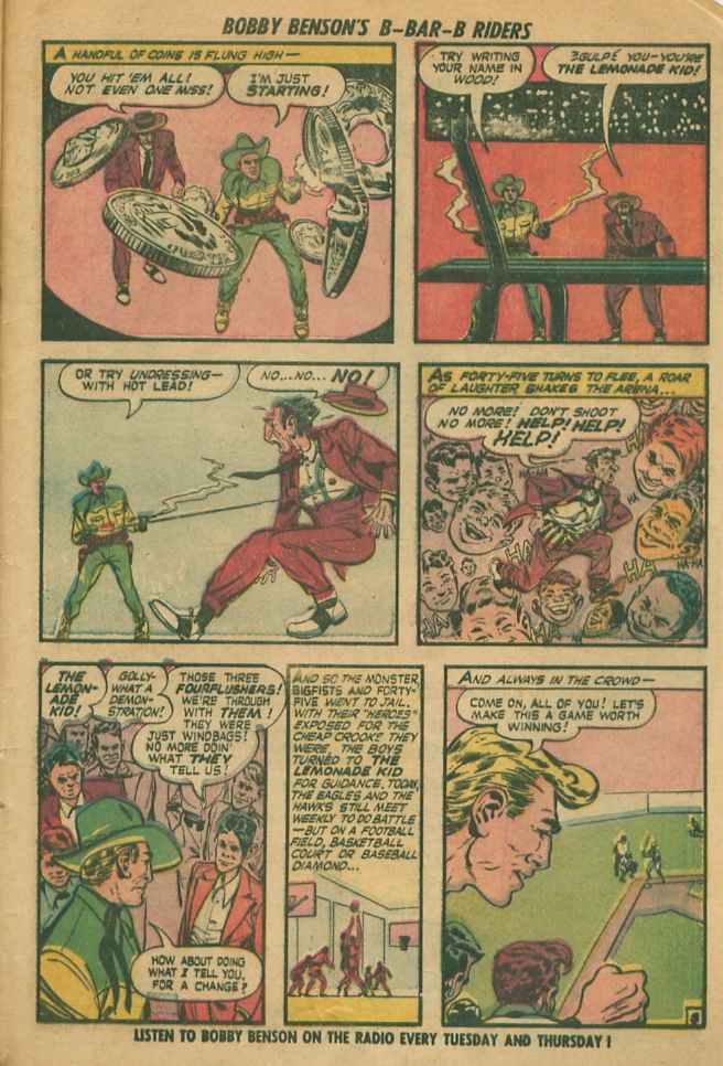Read online Bobby Benson's B-Bar-B Riders comic -  Issue #9 - 33