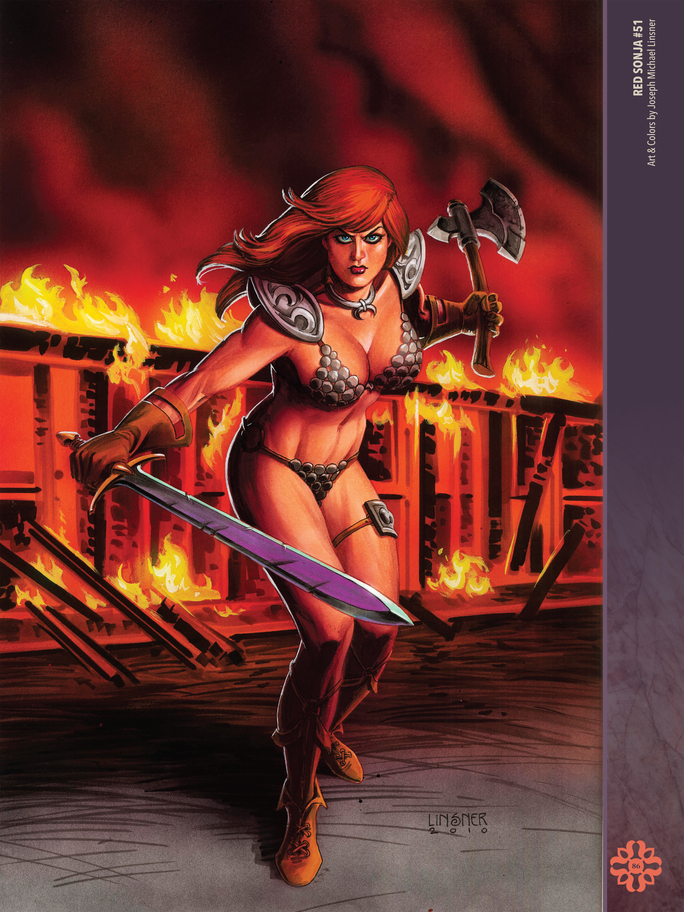 Read online The Art of Red Sonja comic -  Issue # TPB 2 (Part 1) - 86