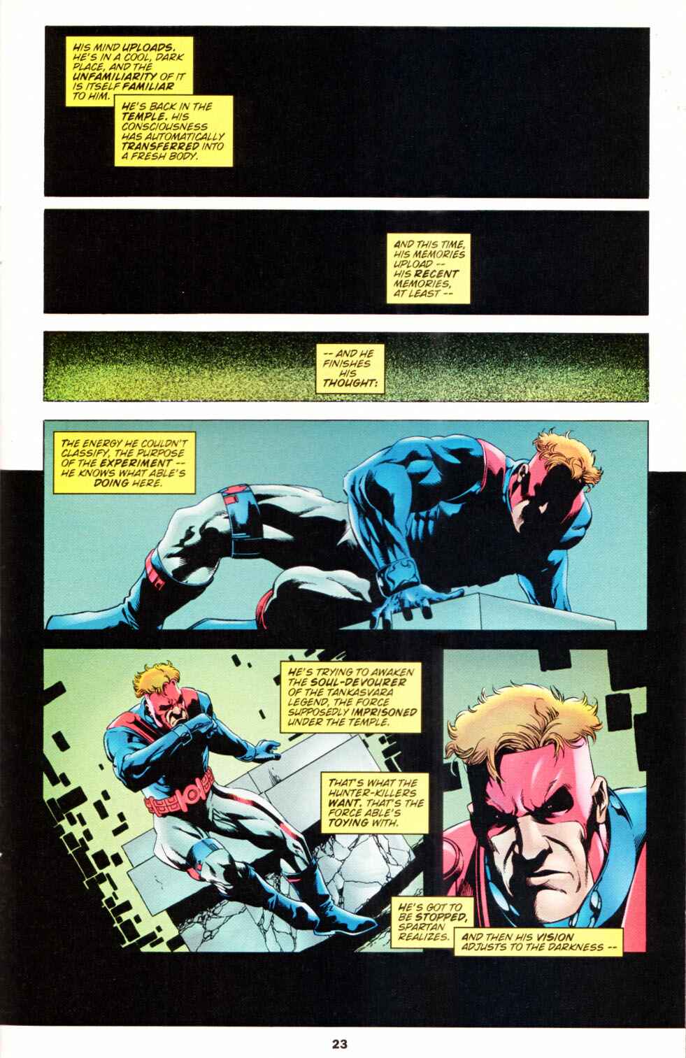 Read online Spartan: Warrior Spirit comic -  Issue #2 - 23