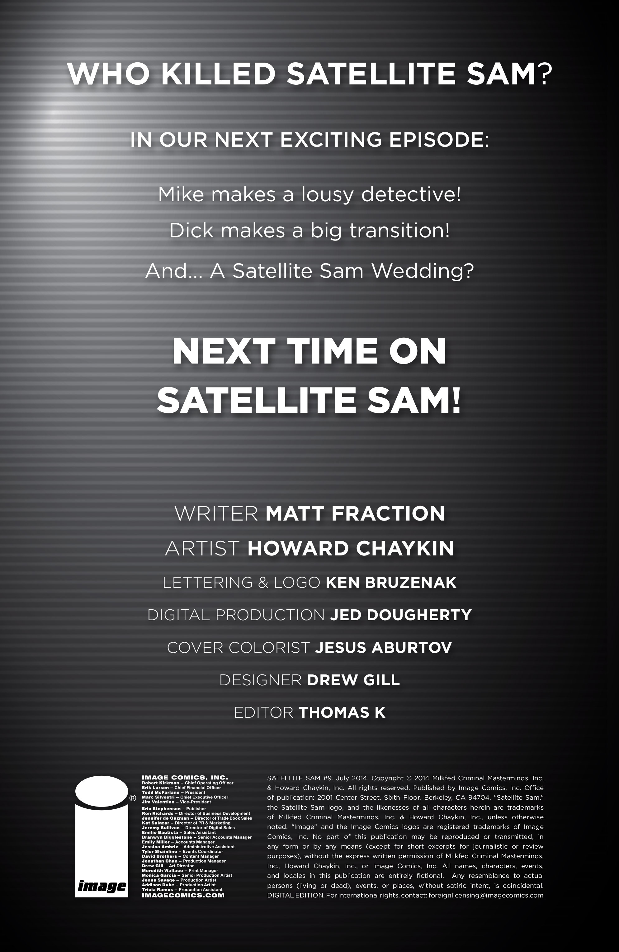 Read online Satellite Sam comic -  Issue #9 - 24