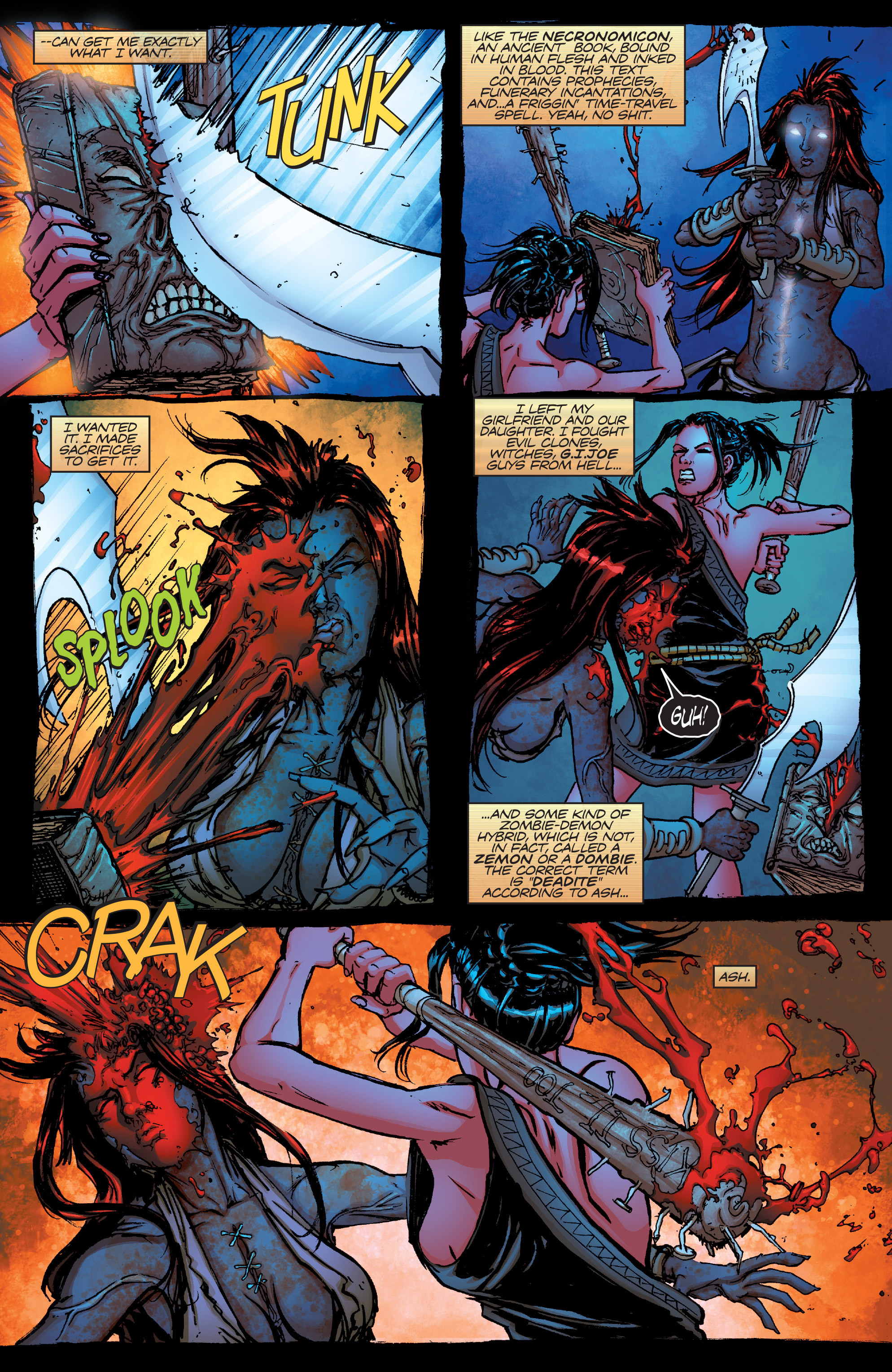 Read online Army of Darkness vs. Hack/Slash comic -  Issue #6 - 6