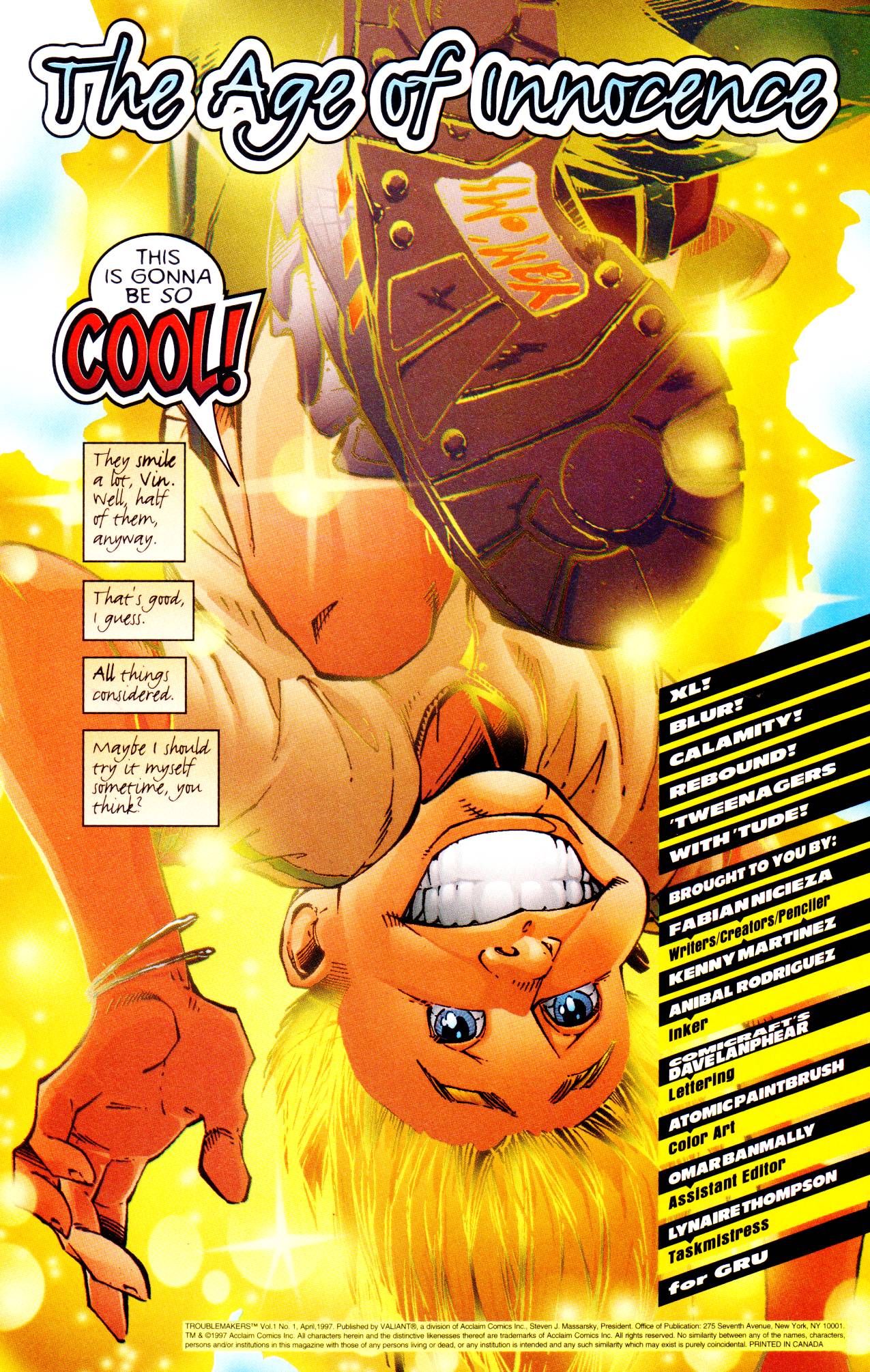 Read online Troublemakers comic -  Issue #1 - 3