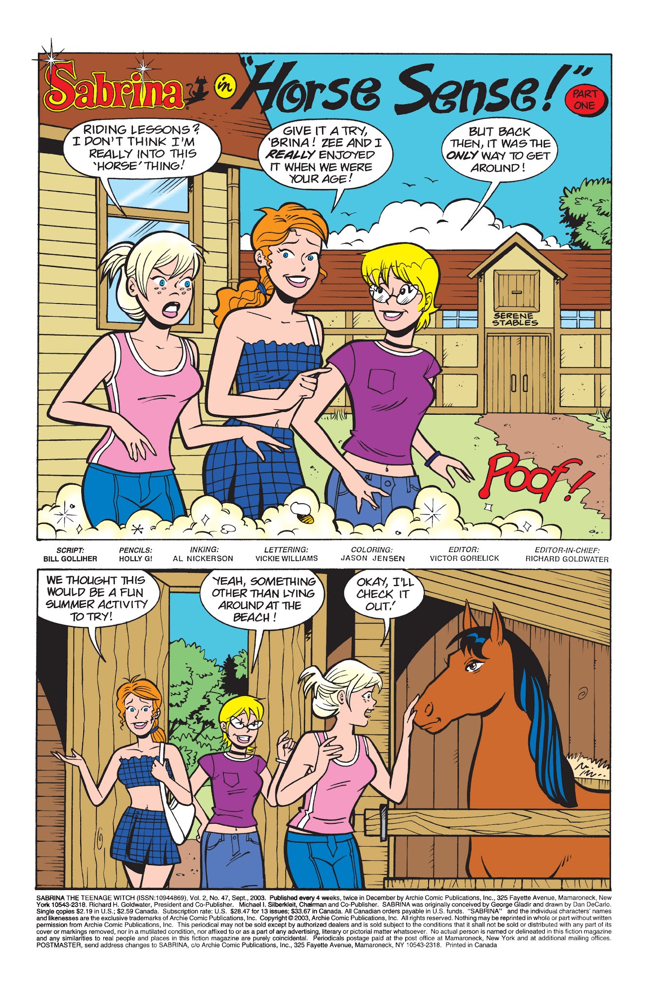 Read online Sabrina the Teenage Witch (2000) comic -  Issue #47 - 2