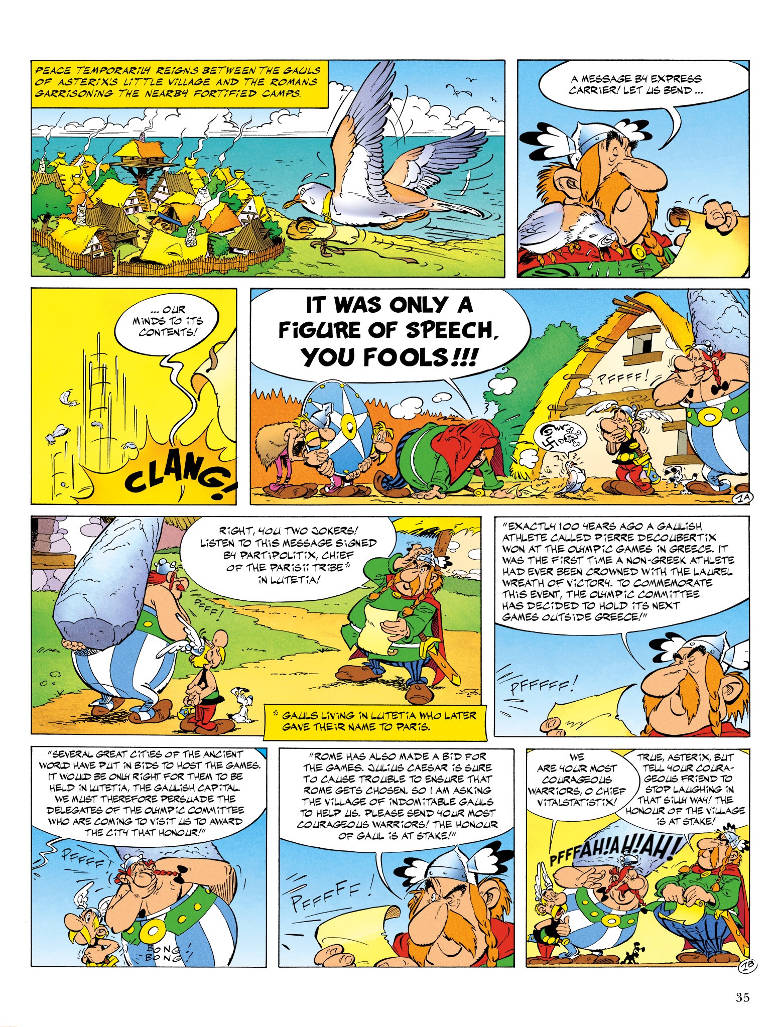 Read online Asterix comic -  Issue #32 - 36