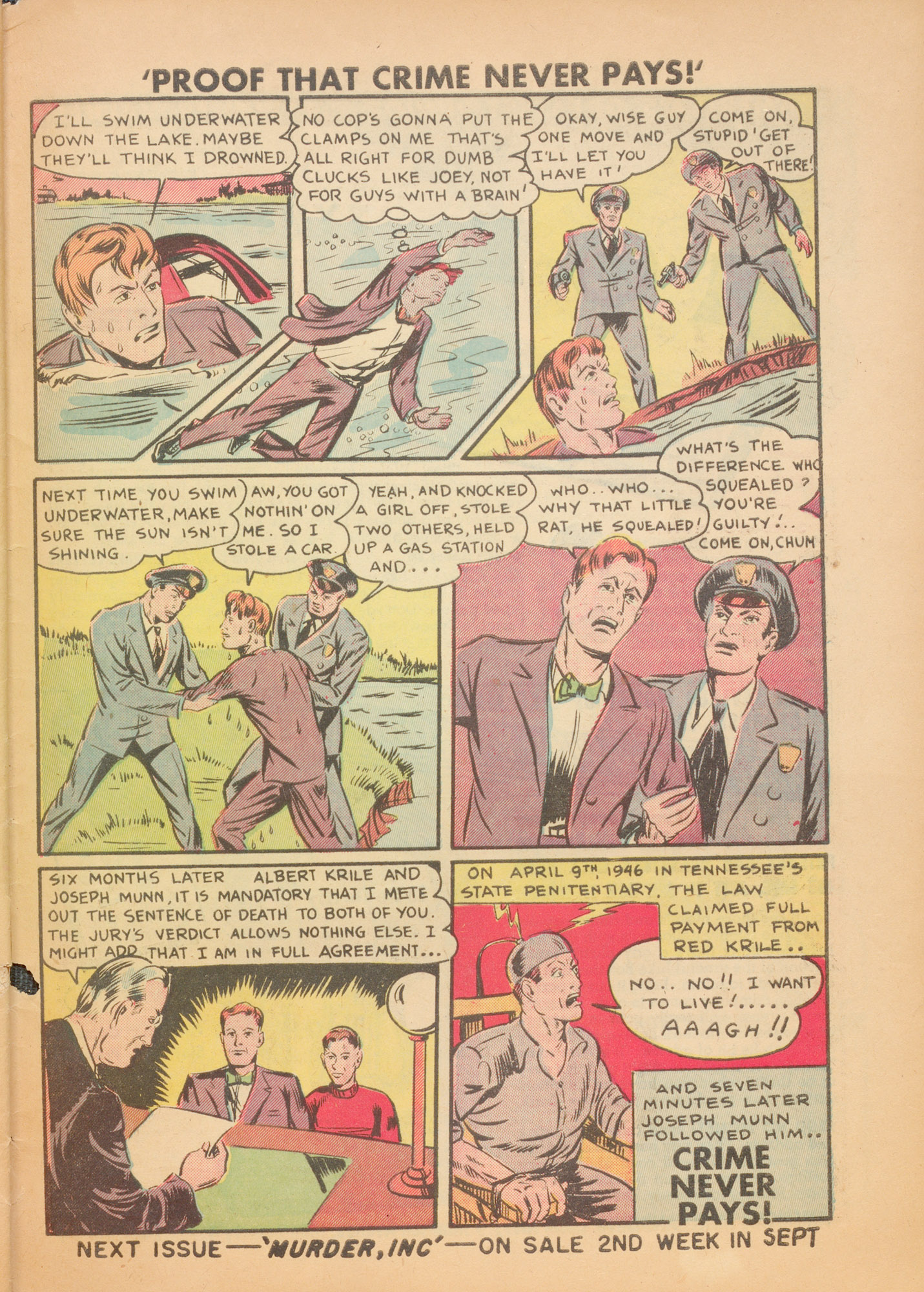 Read online Murder Incorporated (1948) comic -  Issue #5 - 33