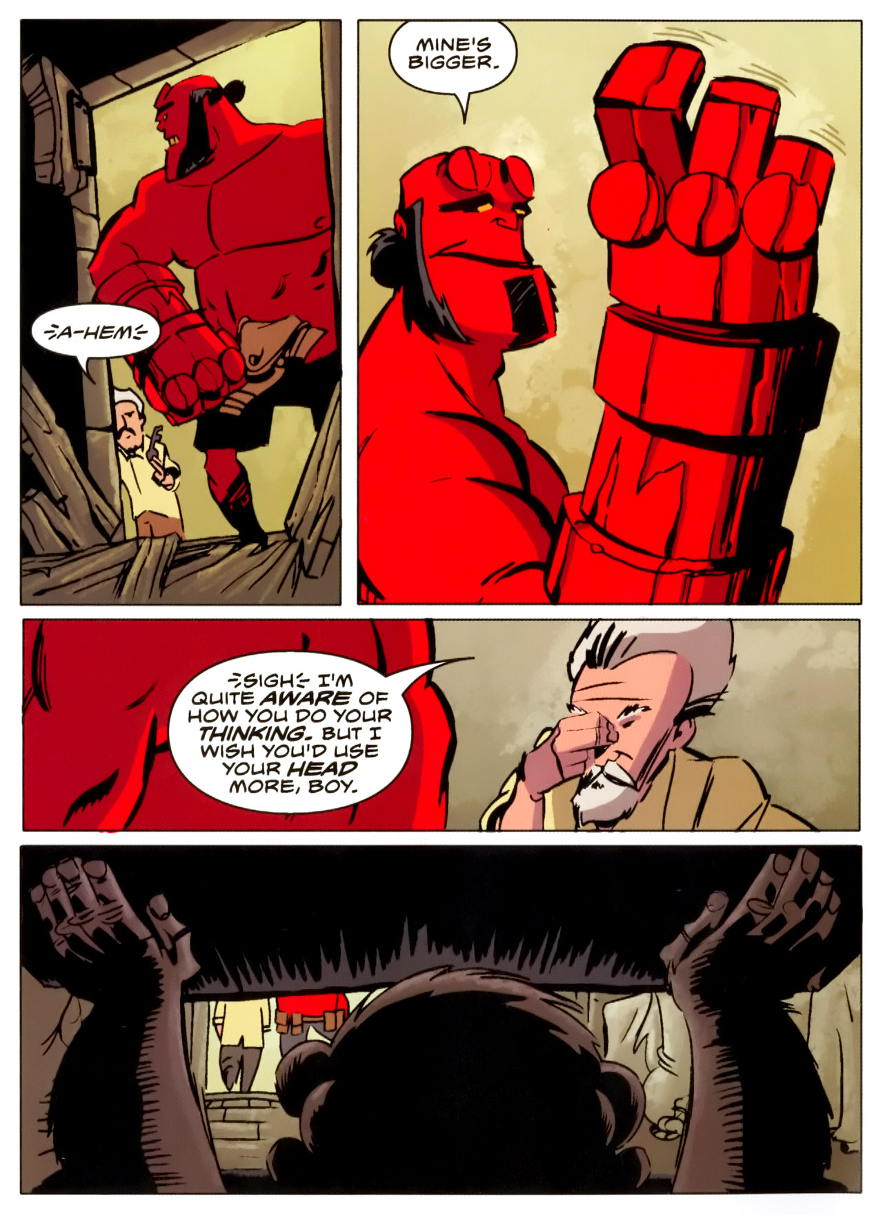 Read online Hellboy Animated: The Menagerie comic -  Issue # TPB - 36