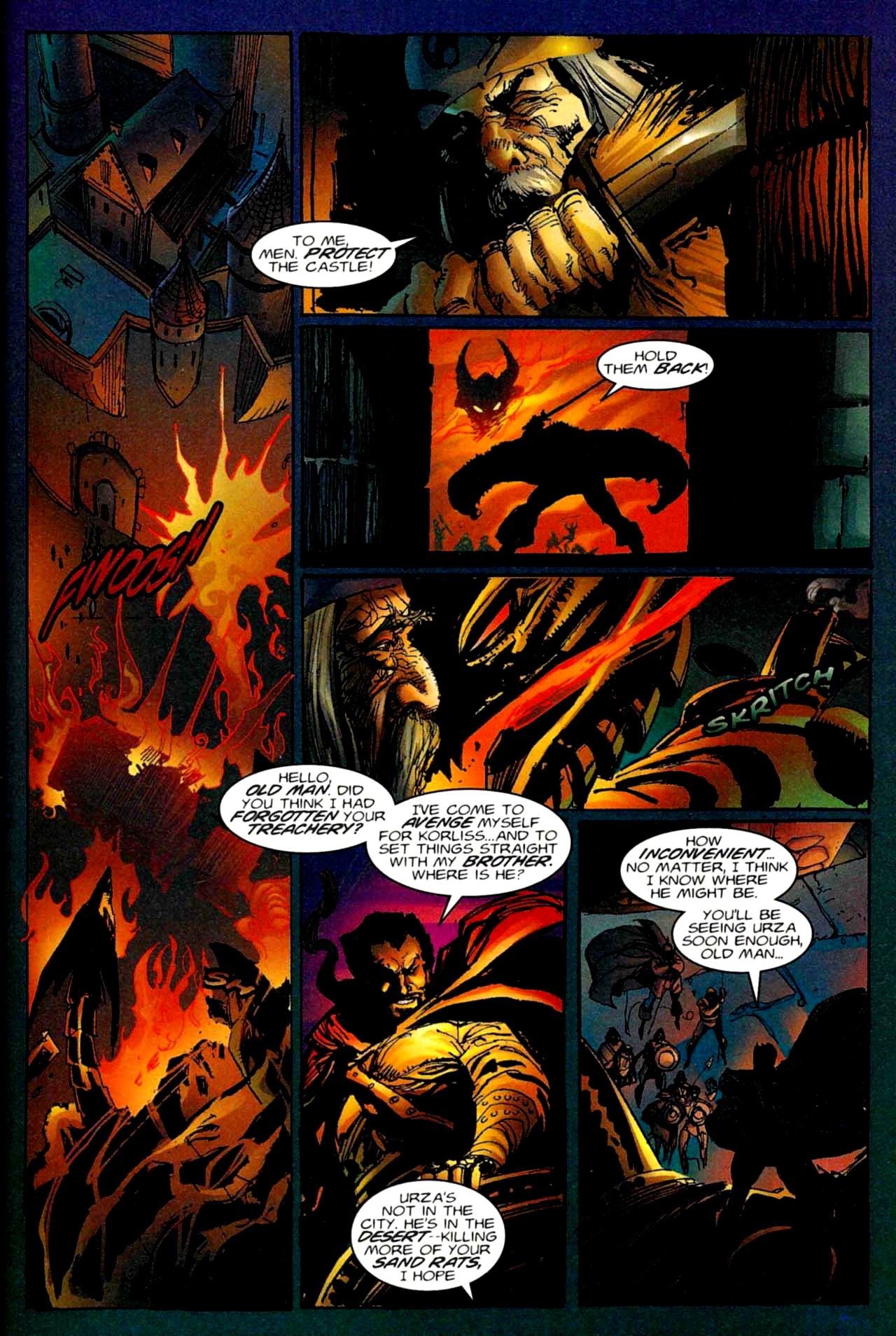 Read online Urza-Mishra War on the World of Magic: The Gathering comic -  Issue #1 - 19