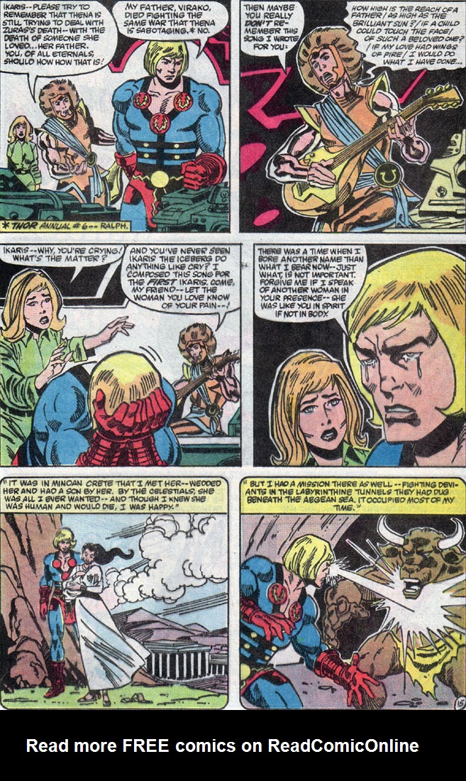 Read online Eternals (1985) comic -  Issue #5 - 16