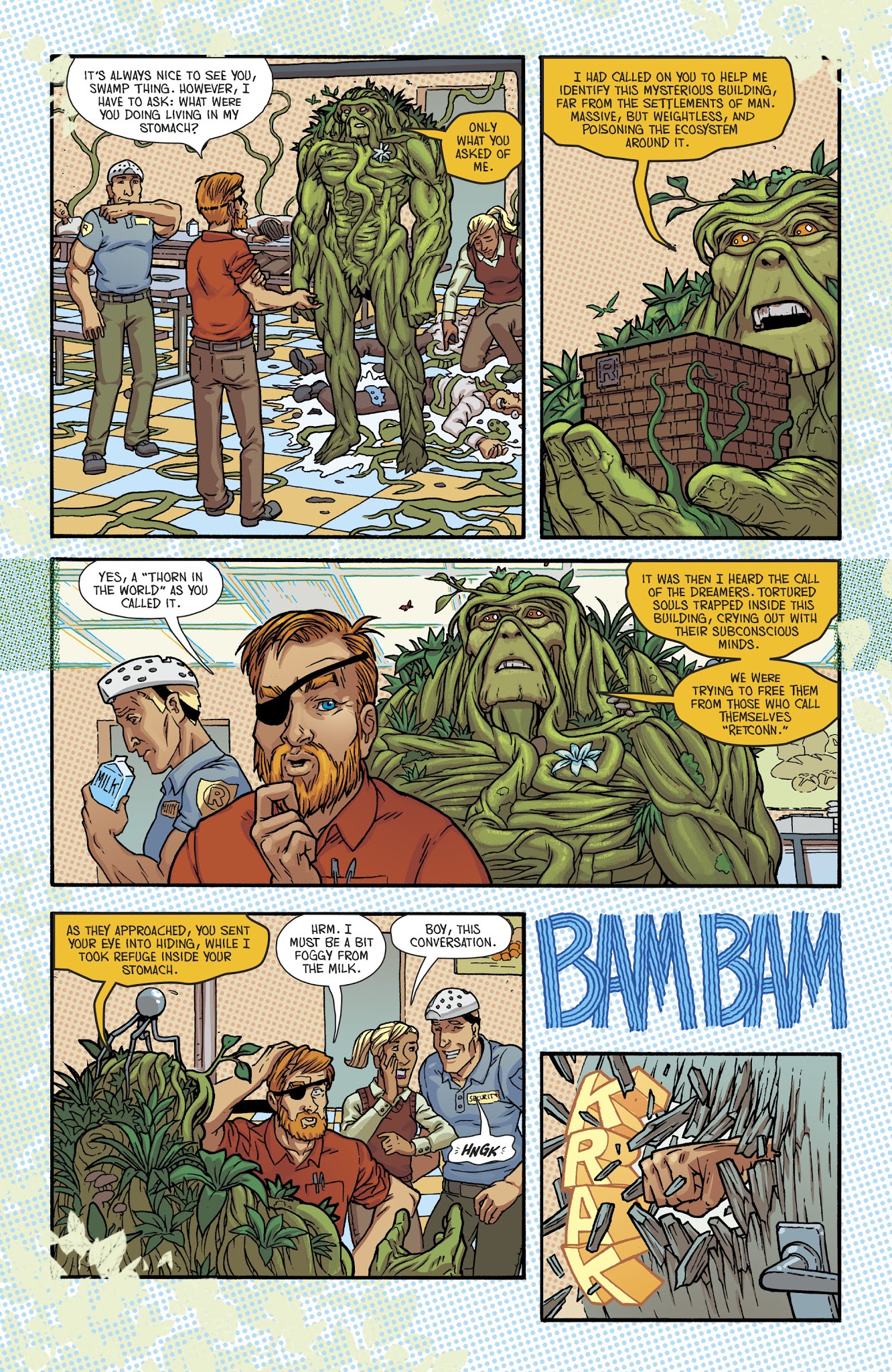 Read online Cave Carson Has a Cybernetic Eye/Swamp Thing Special comic -  Issue # Full - 15