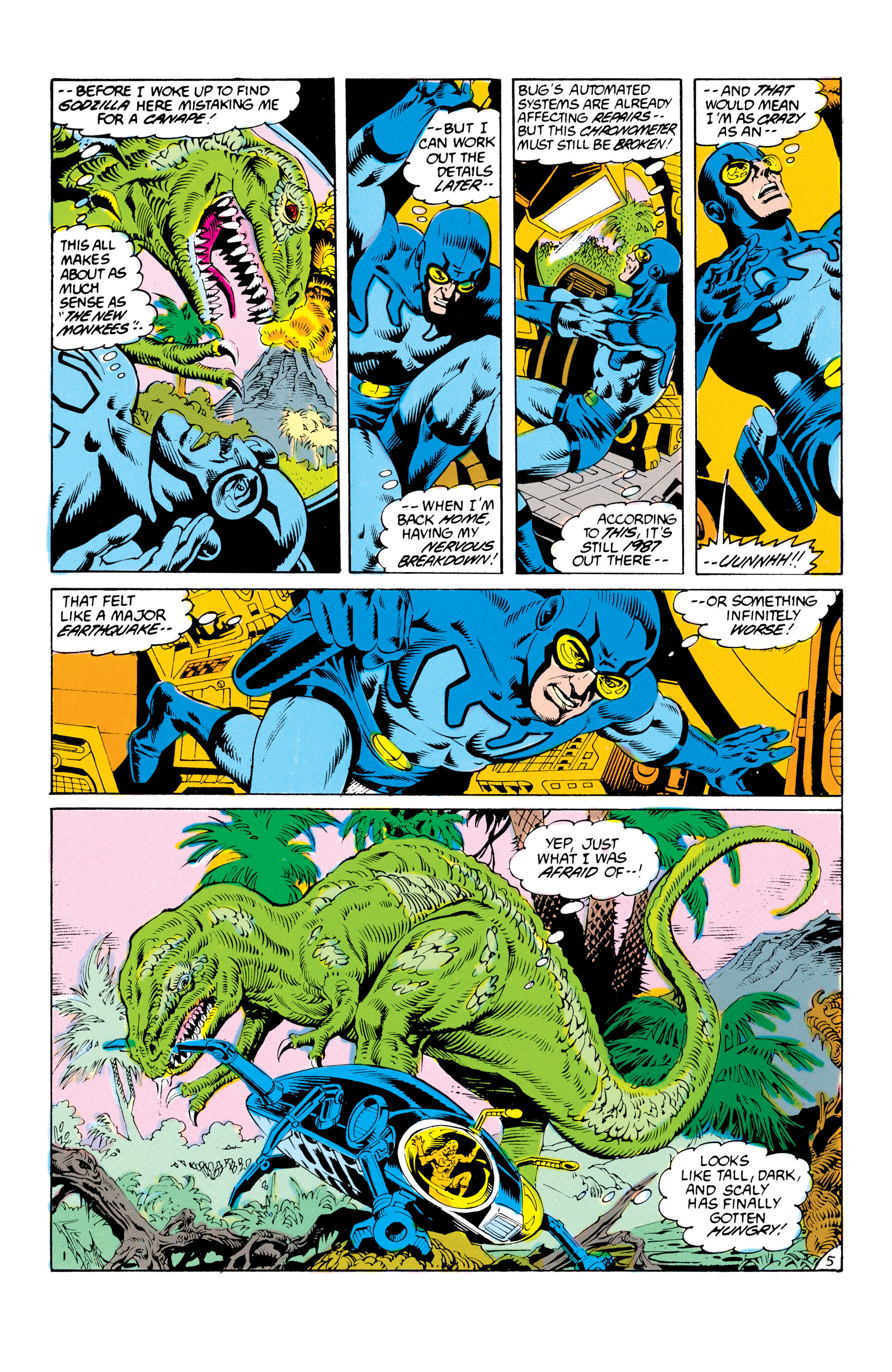 Read online Blue Beetle (1986) comic -  Issue #22 - 6
