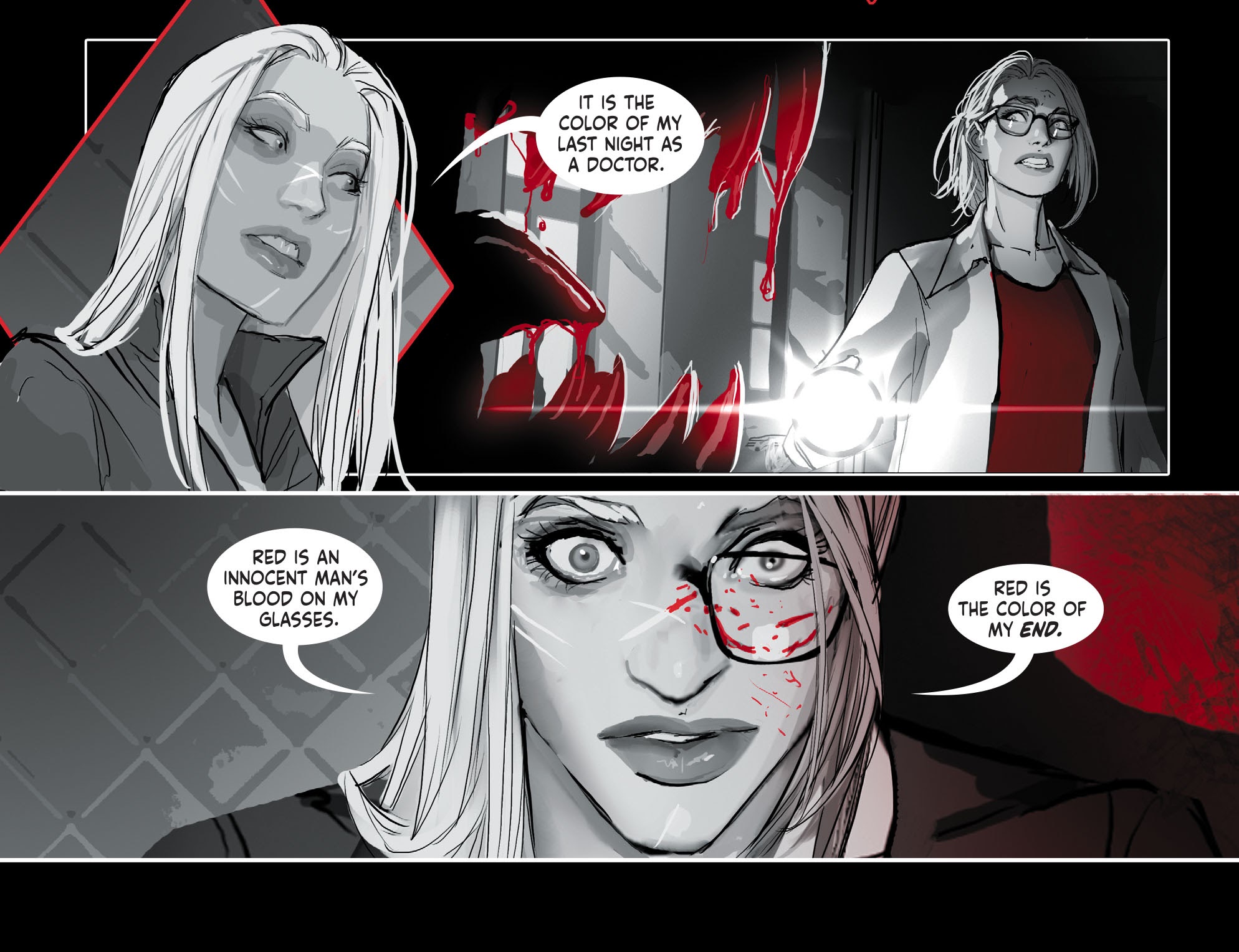 Read online Harley Quinn Black   White   Red comic -  Issue #1 - 9
