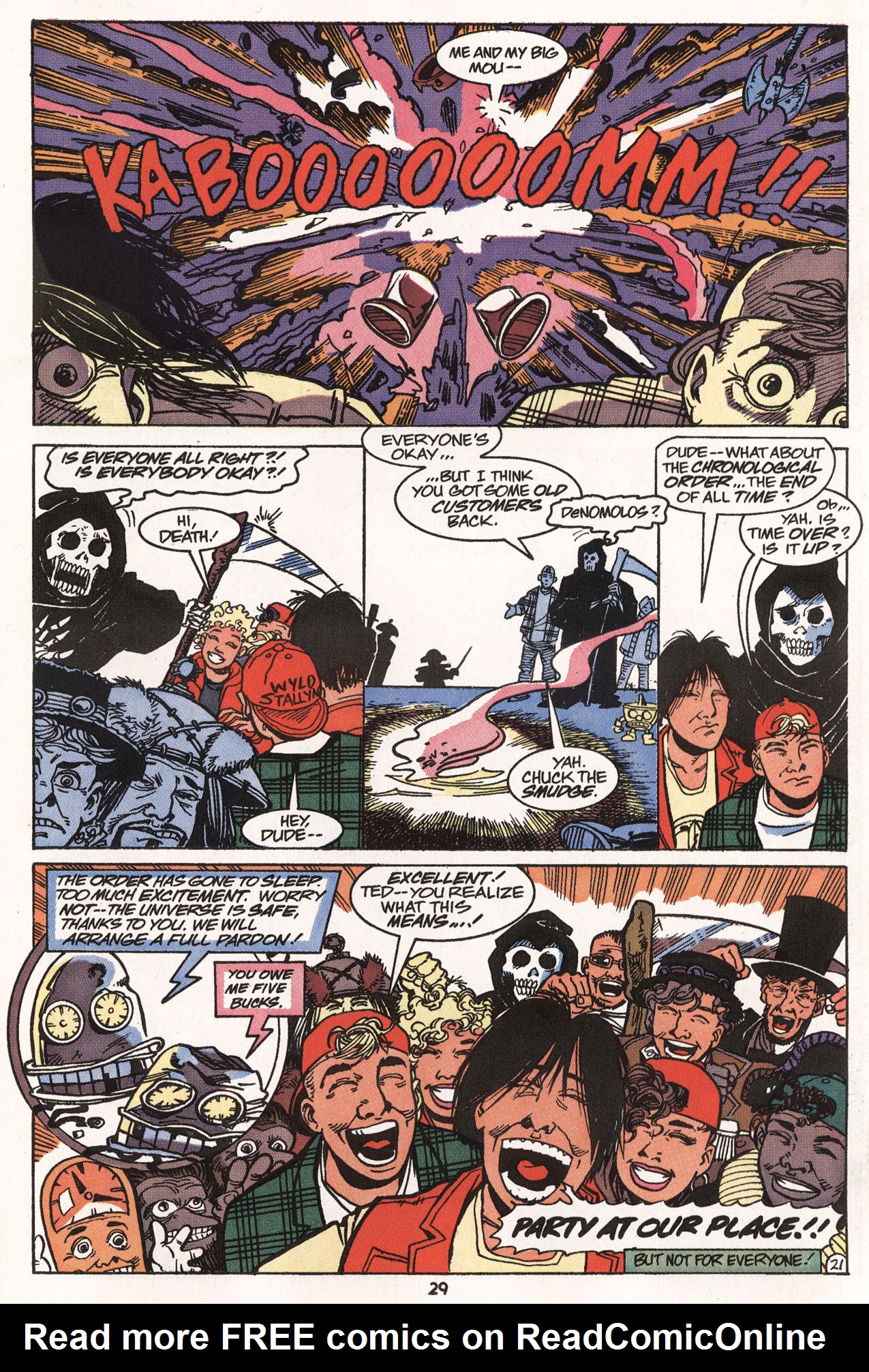 Read online Bill & Ted's Excellent Comic Book comic -  Issue #7 - 30