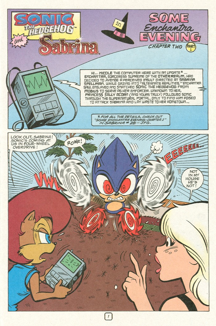 Read online Sonic Super Special comic -  Issue #10 - Chaos Crossover - 4