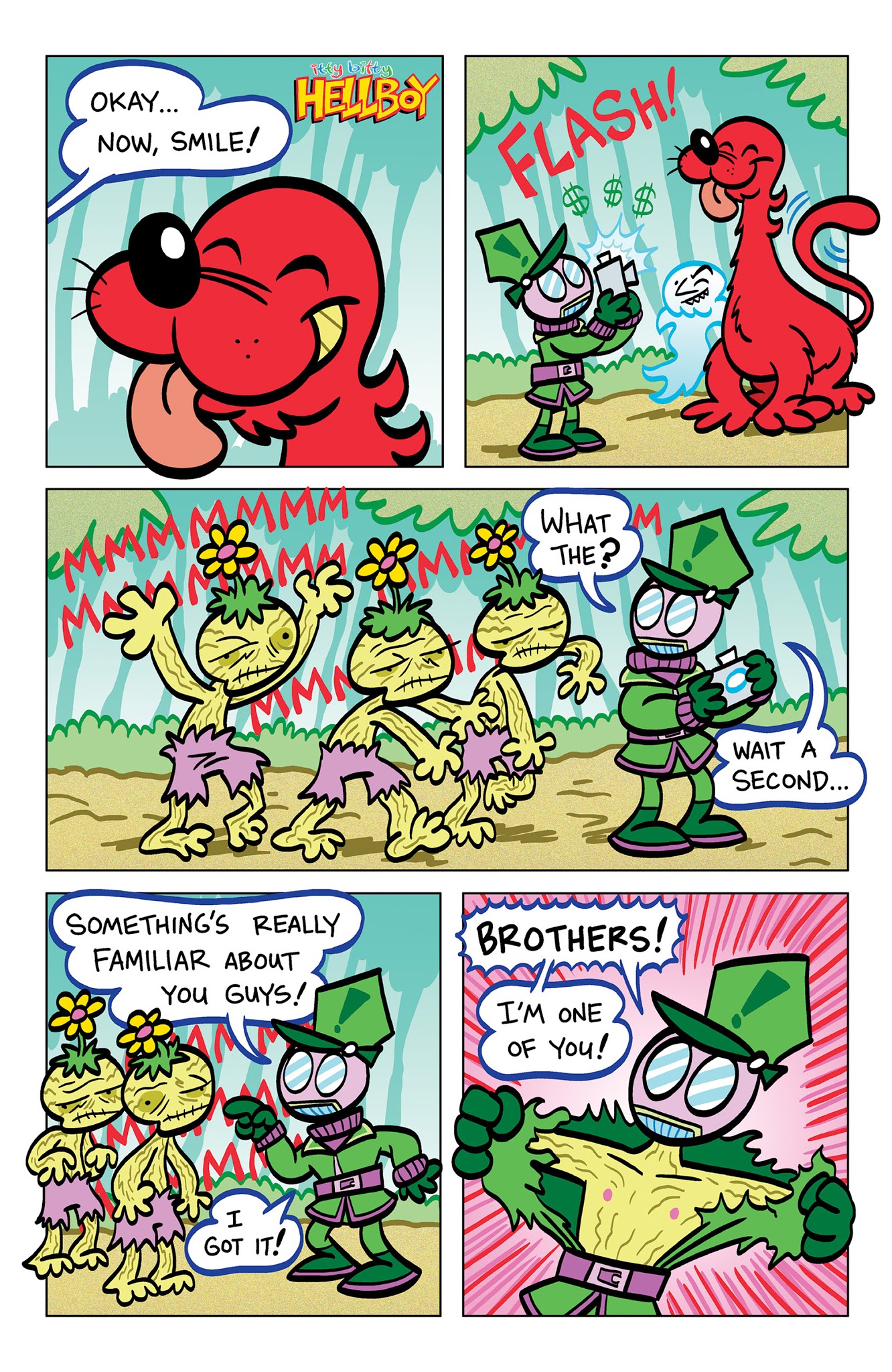 Read online Itty Bitty Hellboy: The Search for the Were-Jaguar! comic -  Issue #2 - 21