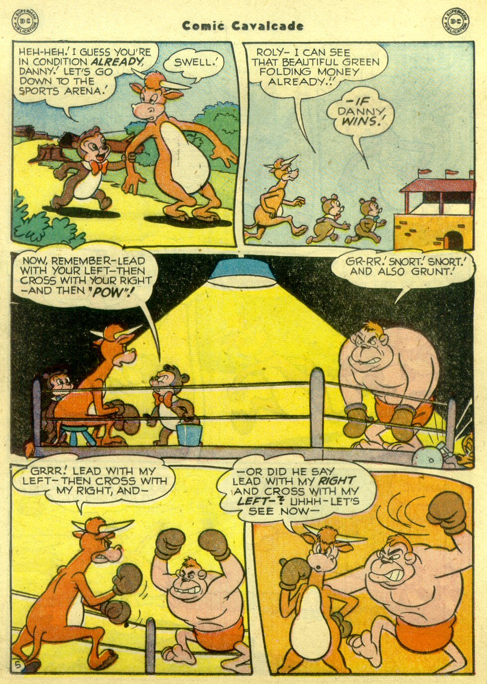 Read online Comic Cavalcade comic -  Issue #34 - 34