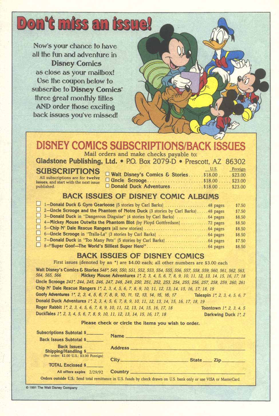 Read online Donald Duck Adventures comic -  Issue #22 - 22