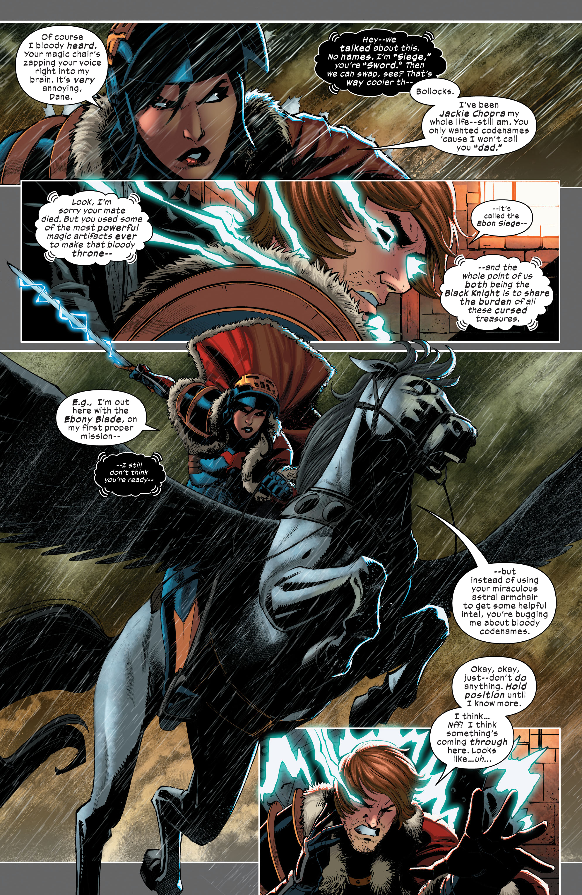 Read online Death of Doctor Strange: One-Shots comic -  Issue # X-Men - Black Knight - 4
