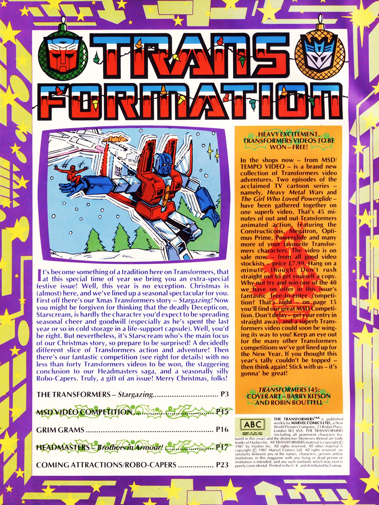 Read online The Transformers (UK) comic -  Issue #145 - 2