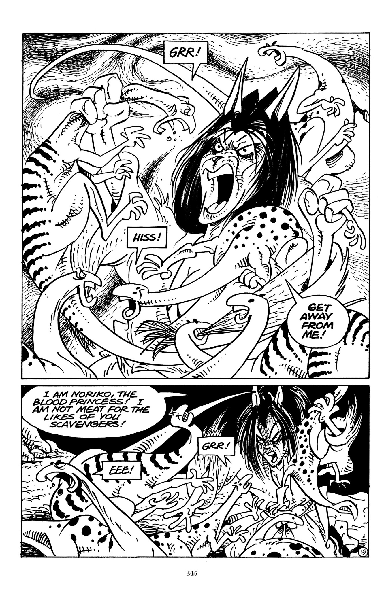 Read online The Usagi Yojimbo Saga comic -  Issue # TPB 5 - 340