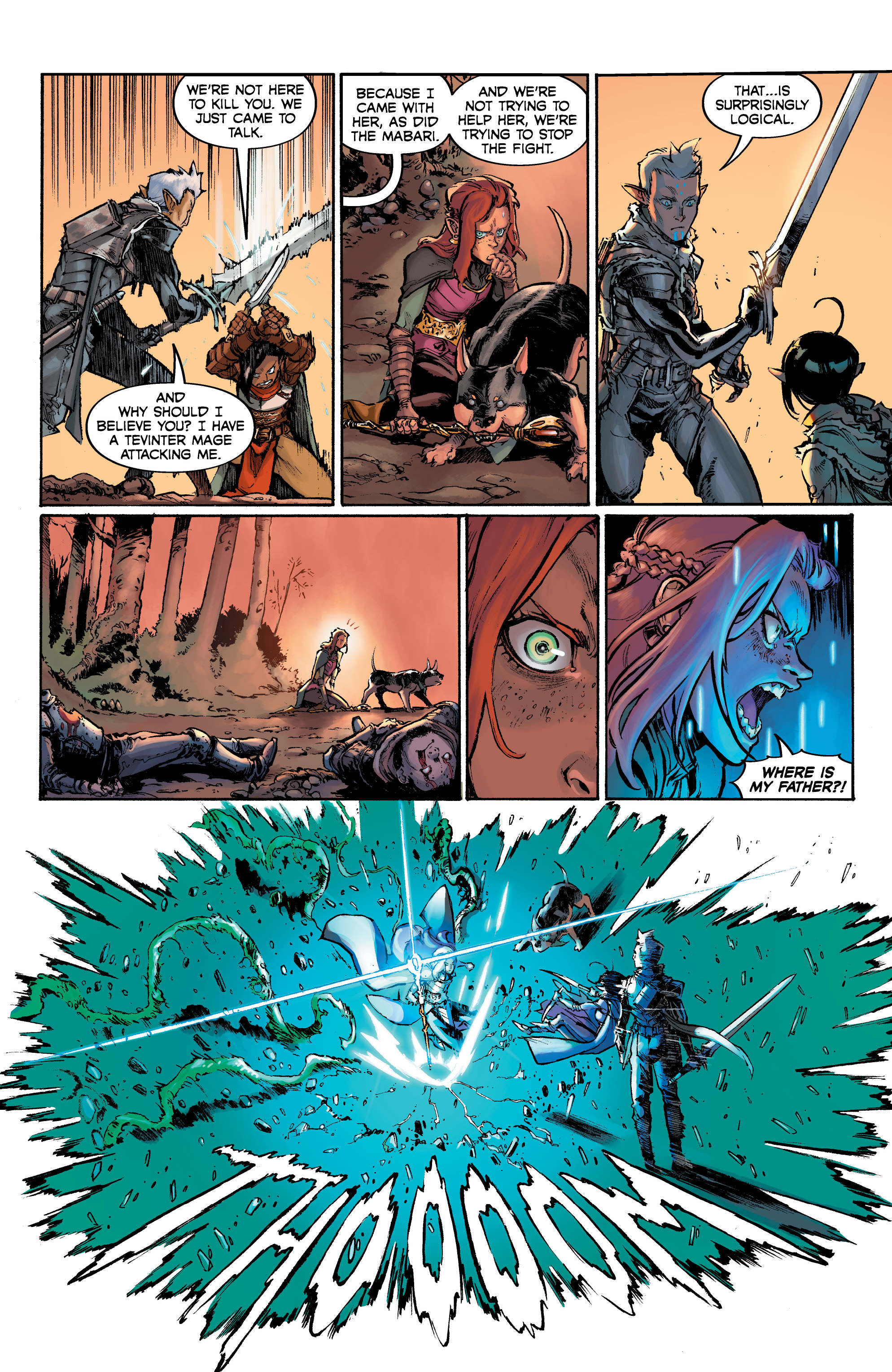 Read online Dragon Age: Blue Wraith comic -  Issue #2 - 8