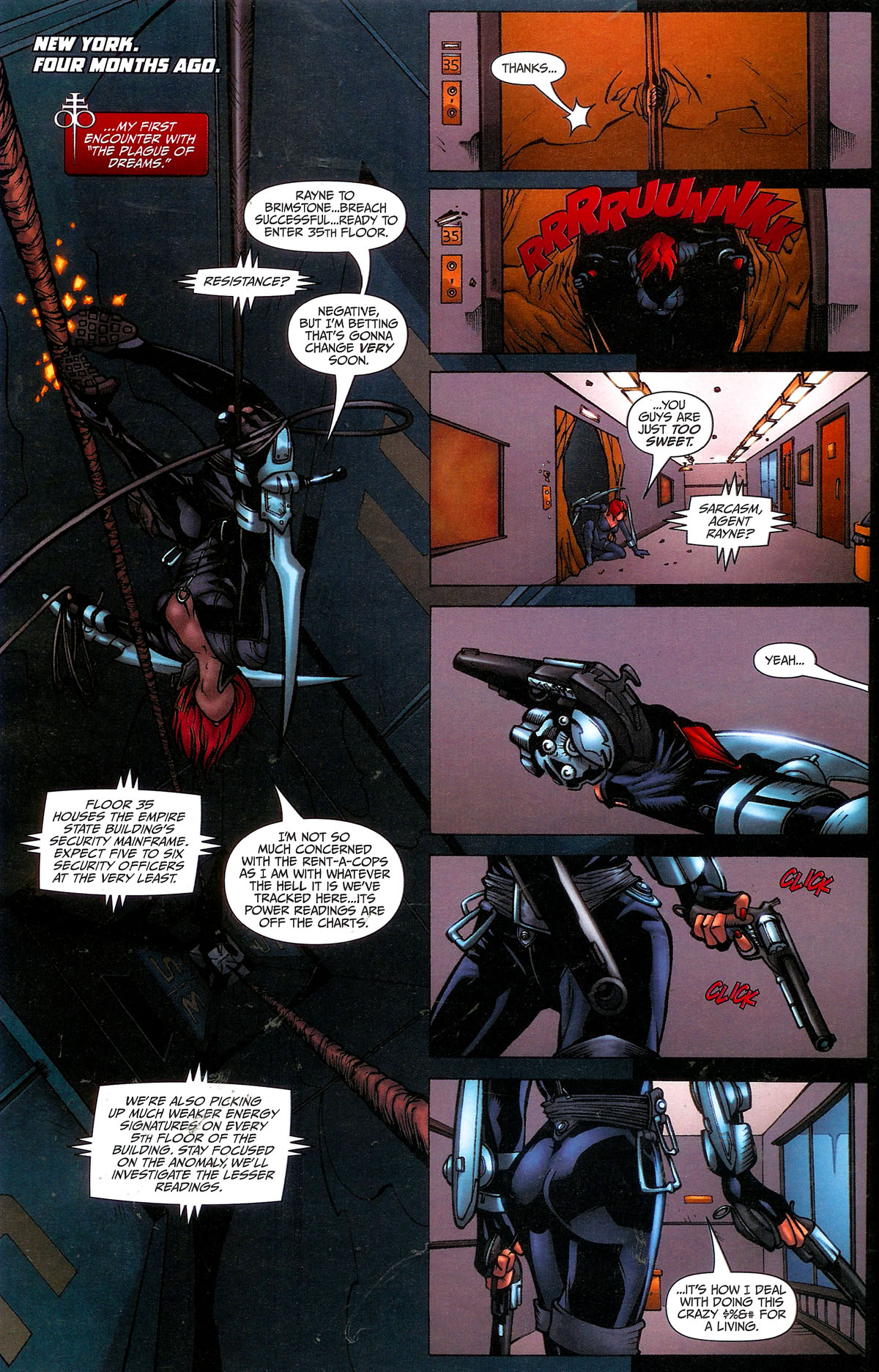 Read online BloodRayne: Plague of Dreams comic -  Issue #1 - 10