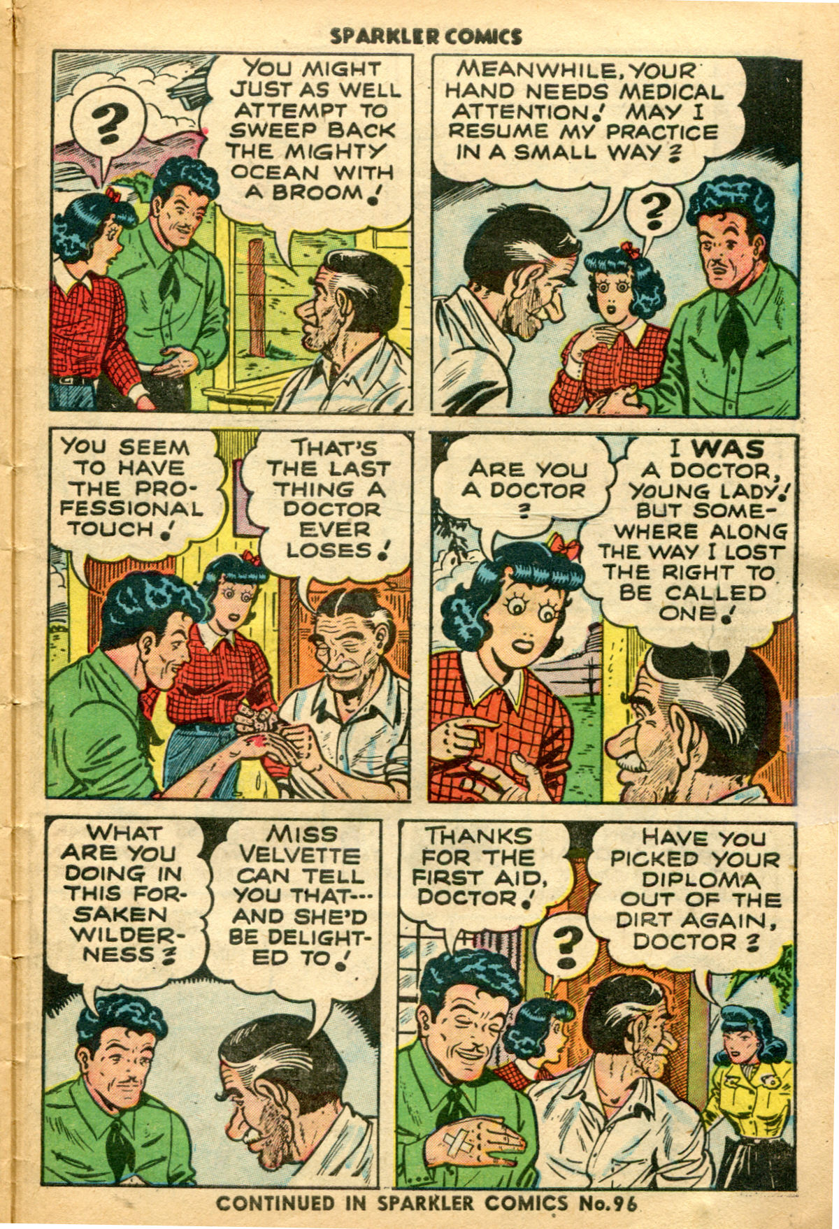 Read online Sparkler Comics comic -  Issue #95 - 31